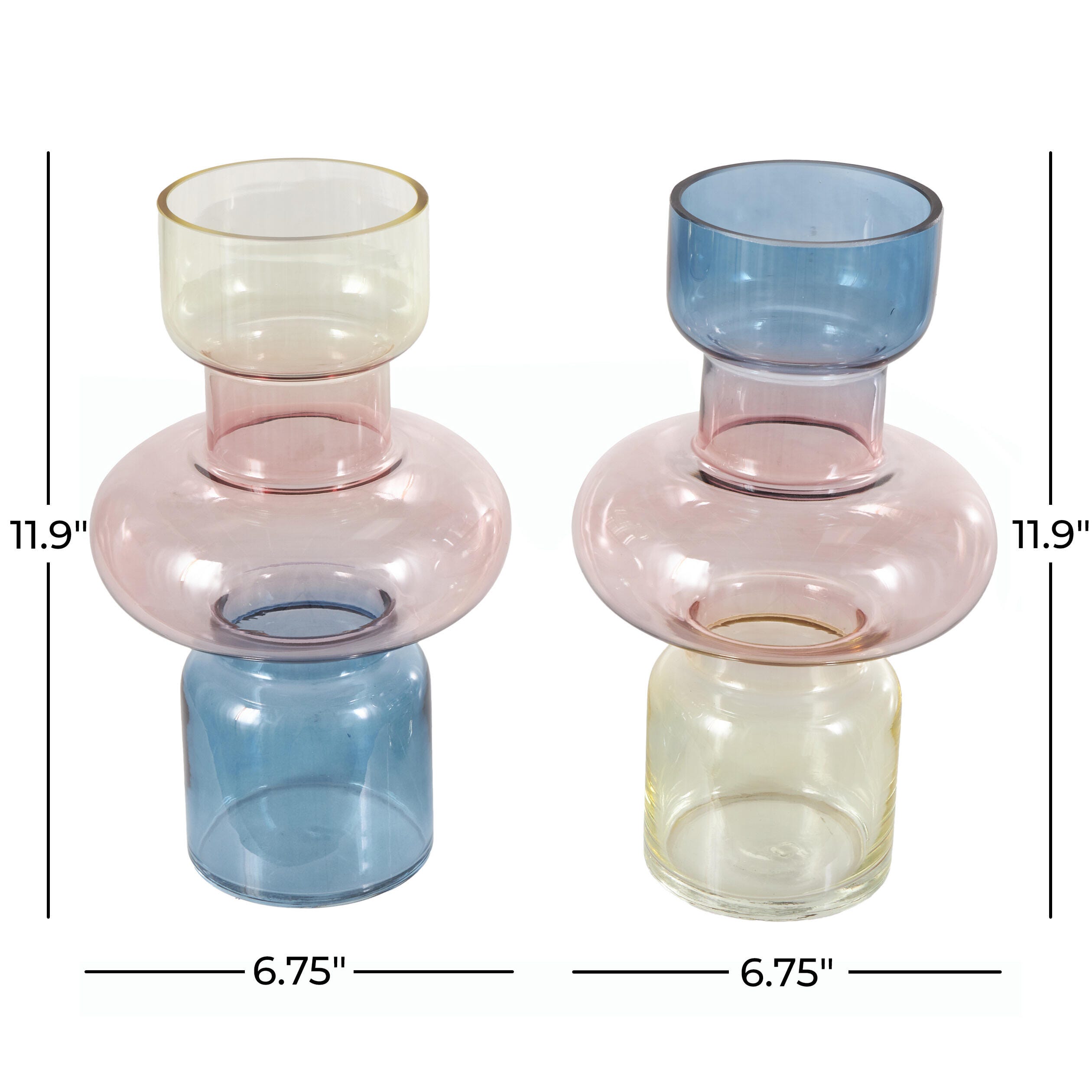 Bayberry Lane Geometric Vase (Set of 2), , large