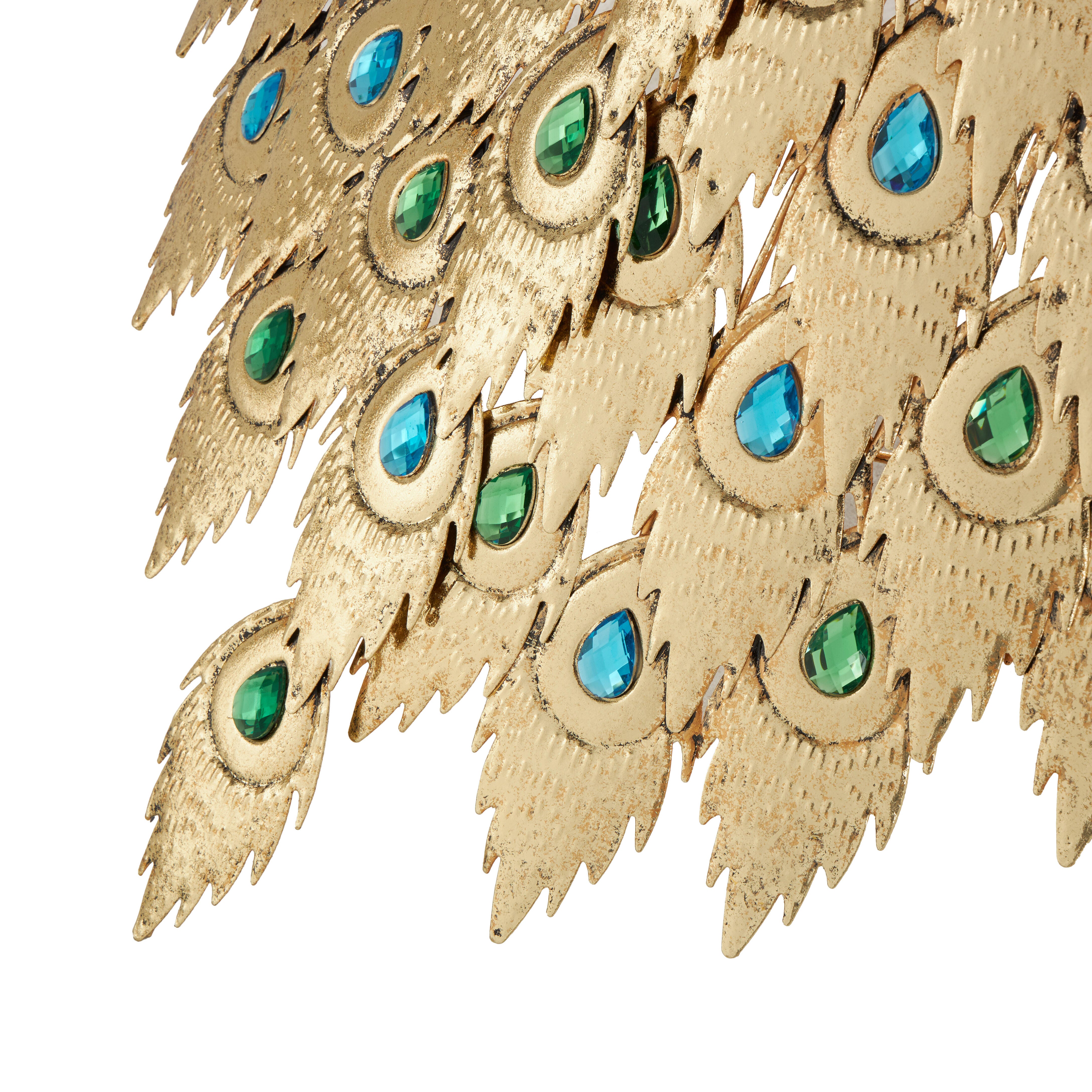 Bayberry Lane Peacock Sculpture, , large