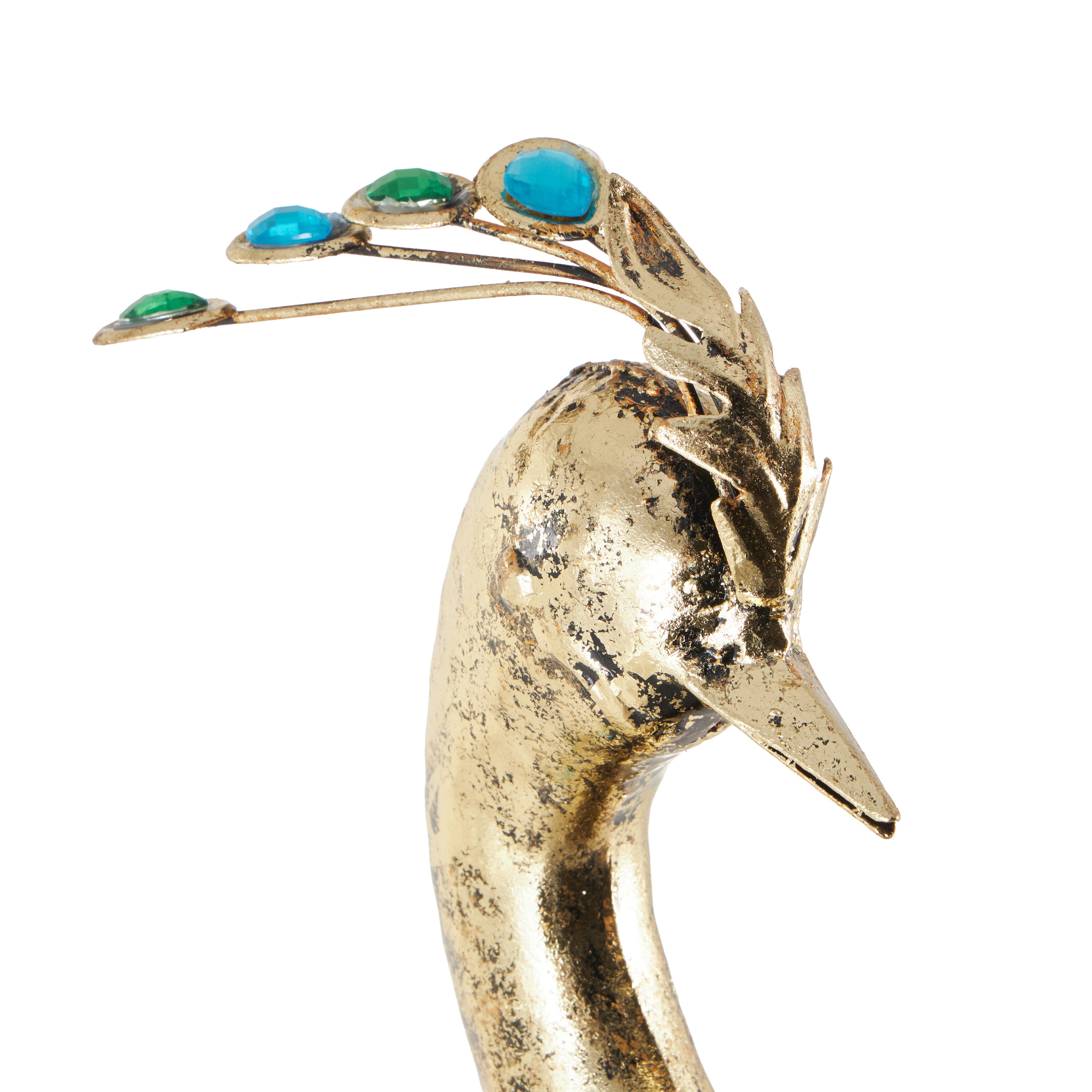 Bayberry Lane Peacock Sculpture, , large