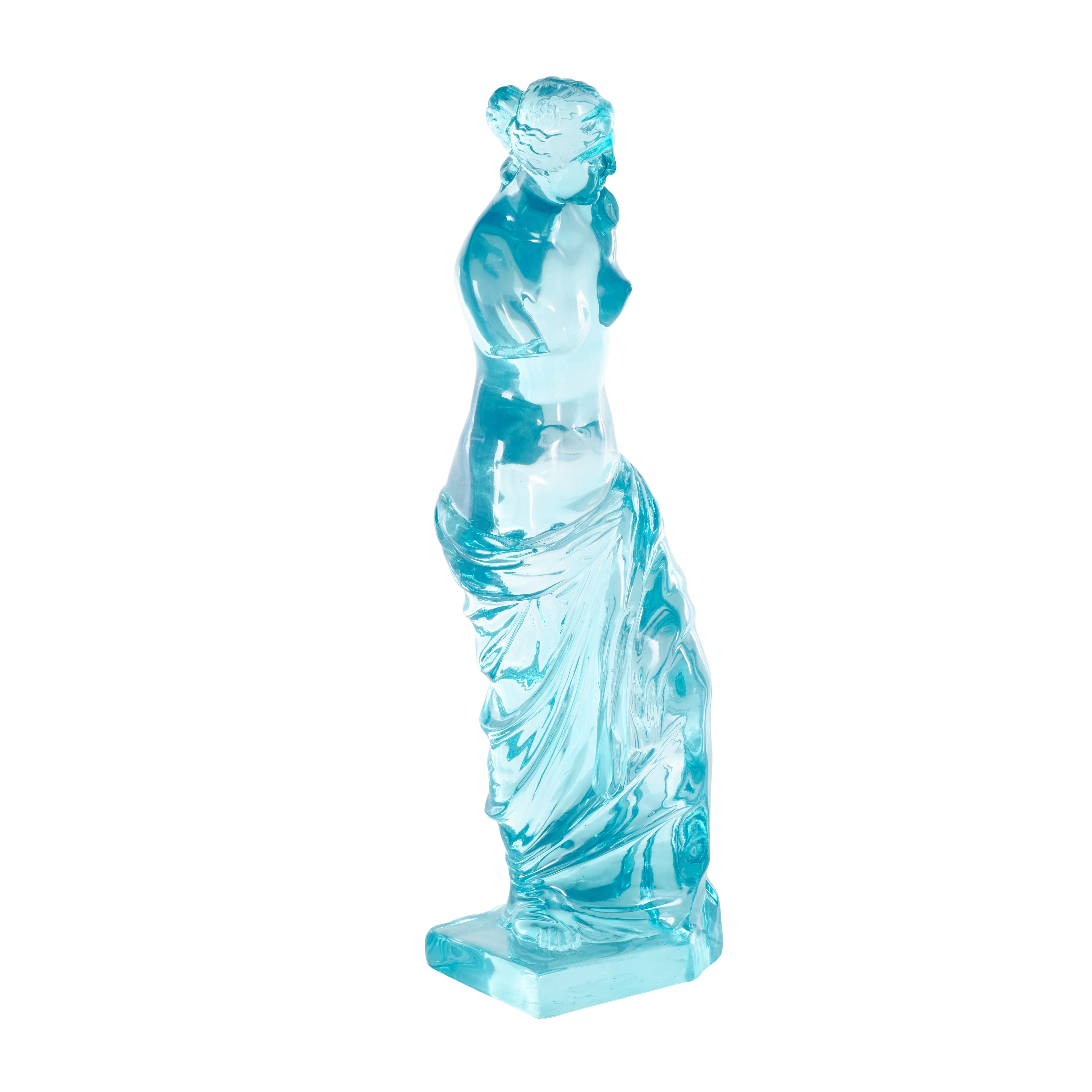 Bayberry Lane Woman Sculpture, Light Blue, large