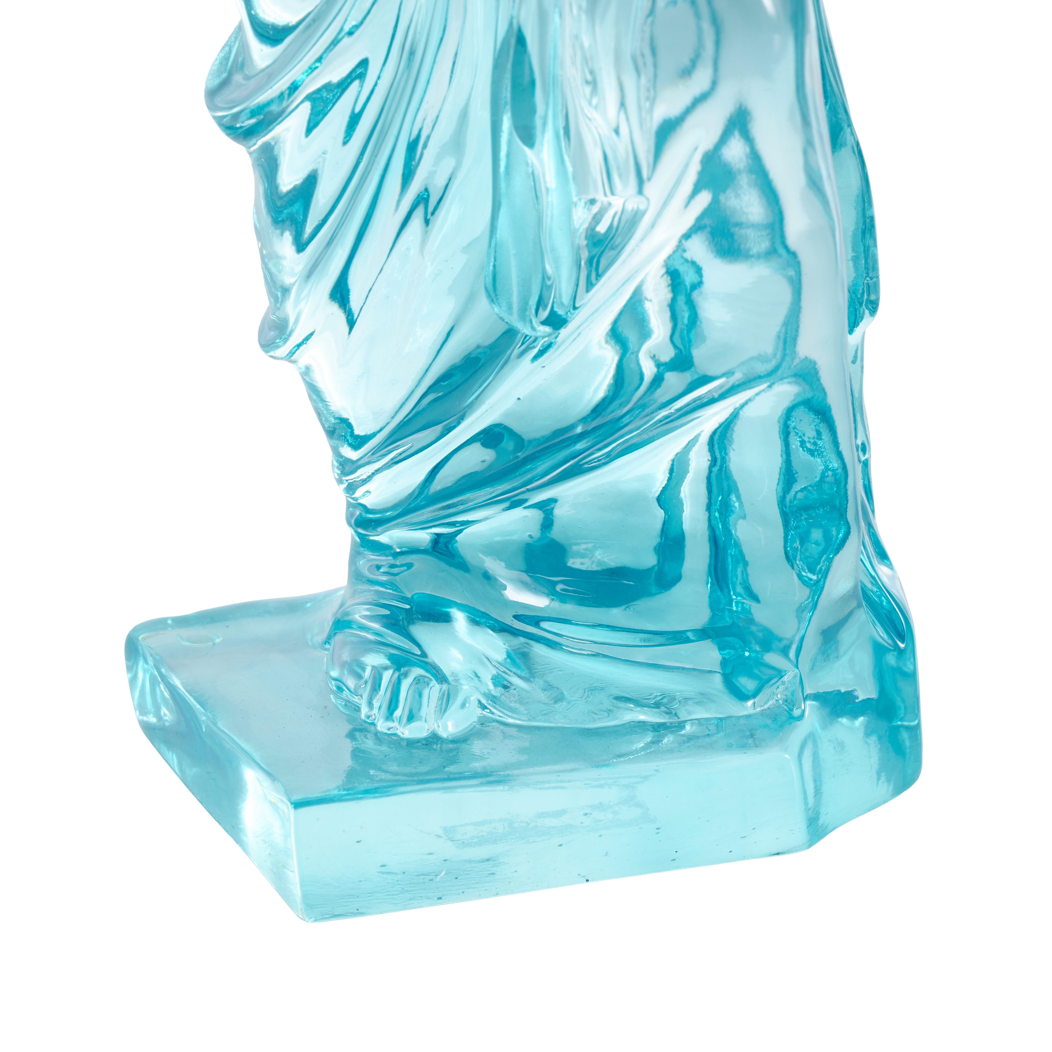 Bayberry Lane Woman Sculpture, Light Blue, large