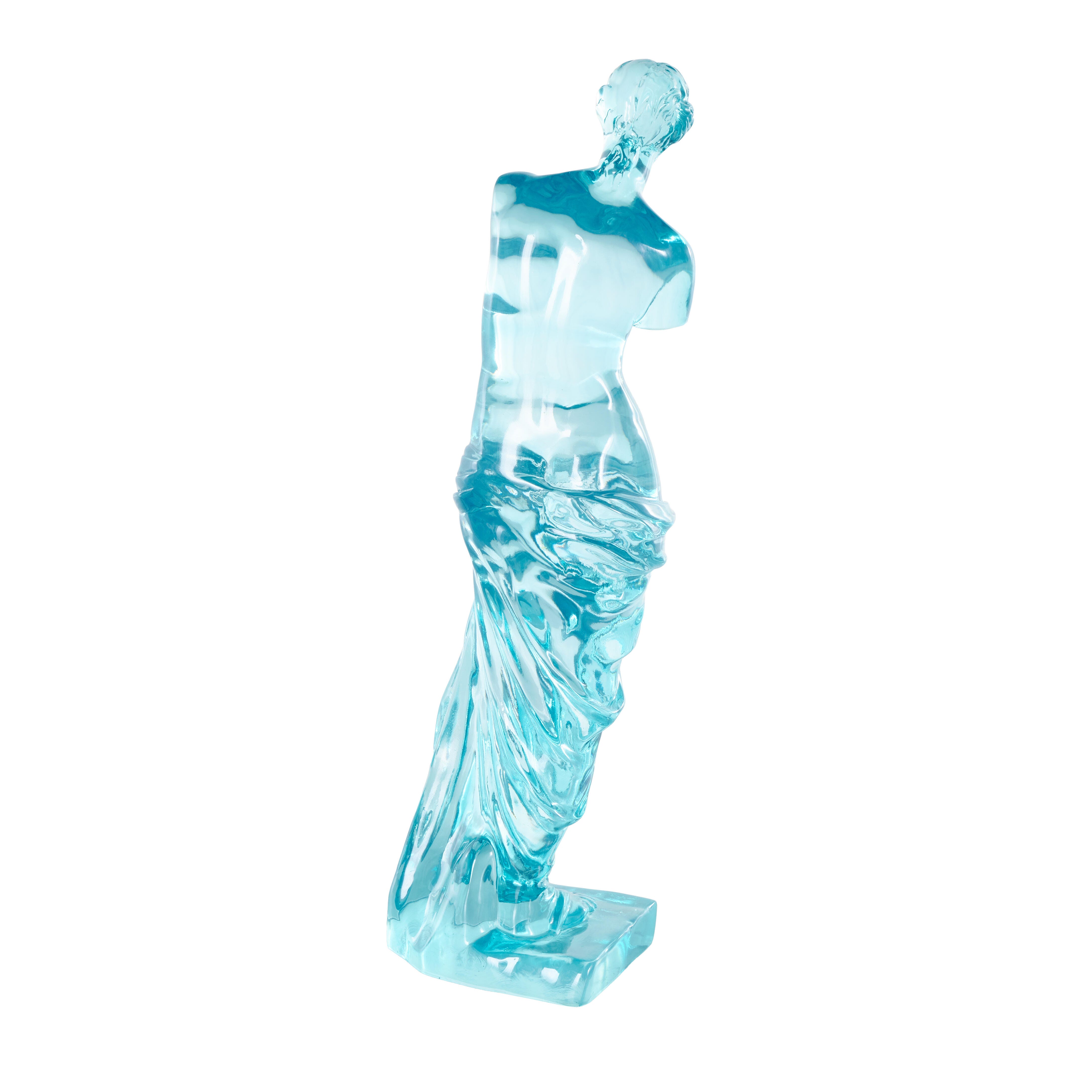 Bayberry Lane Woman Sculpture, Light Blue, large