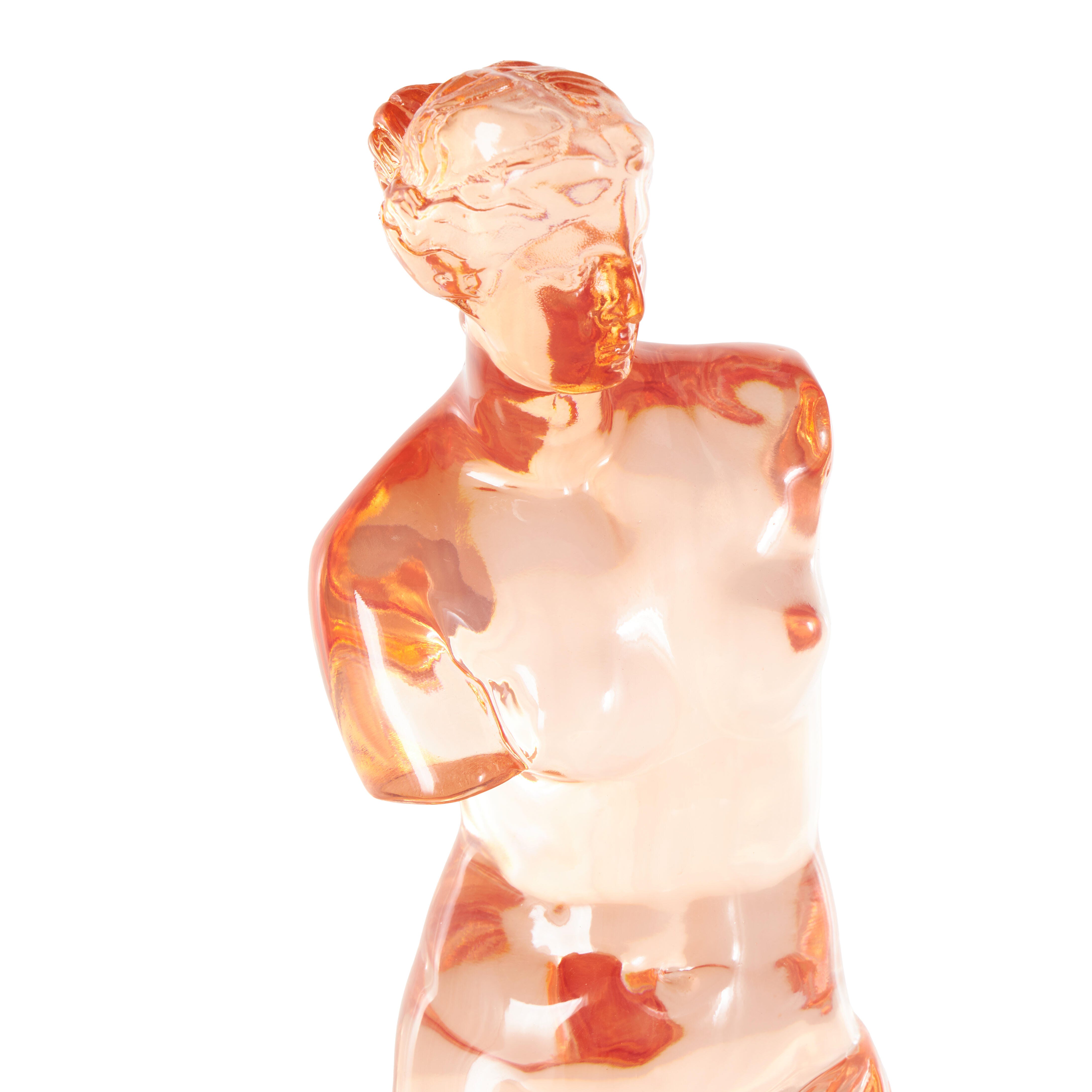 Bayberry Lane Woman Sculpture, Orange, large