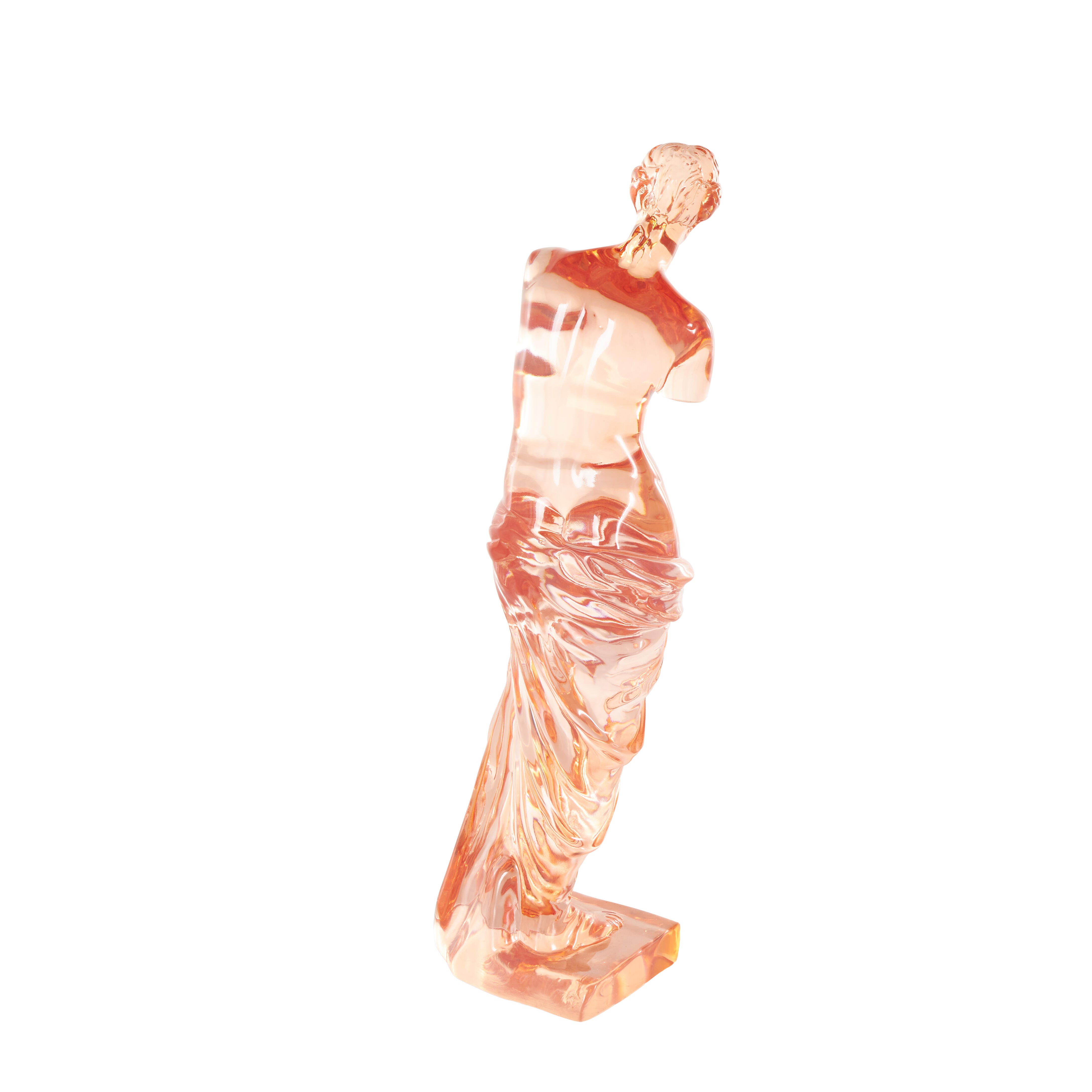 Bayberry Lane Woman Sculpture, Orange, large