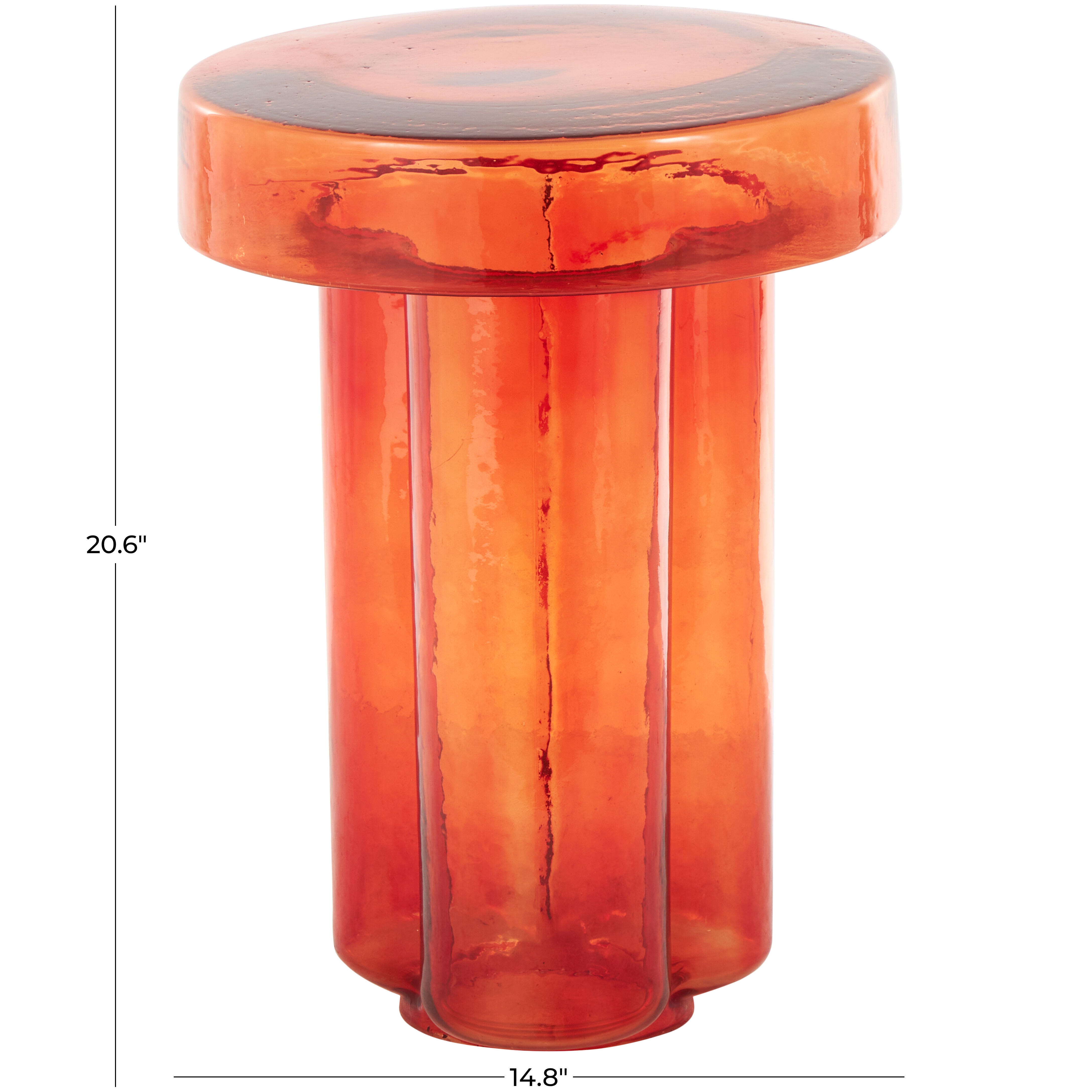 Bayberry Lane Accent Table, Red, large