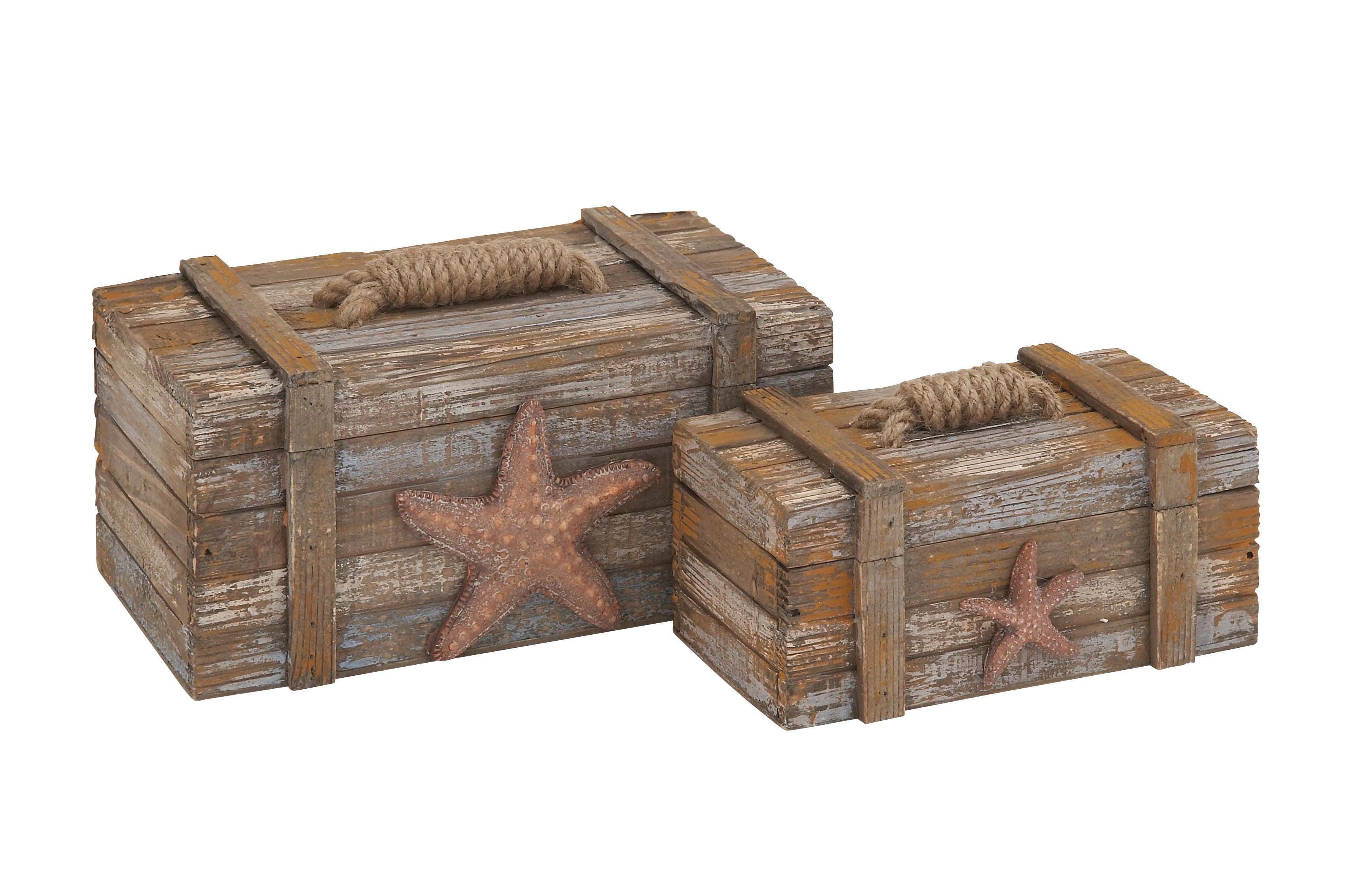 Bayberry Lane Distressed Decorative Box, , large