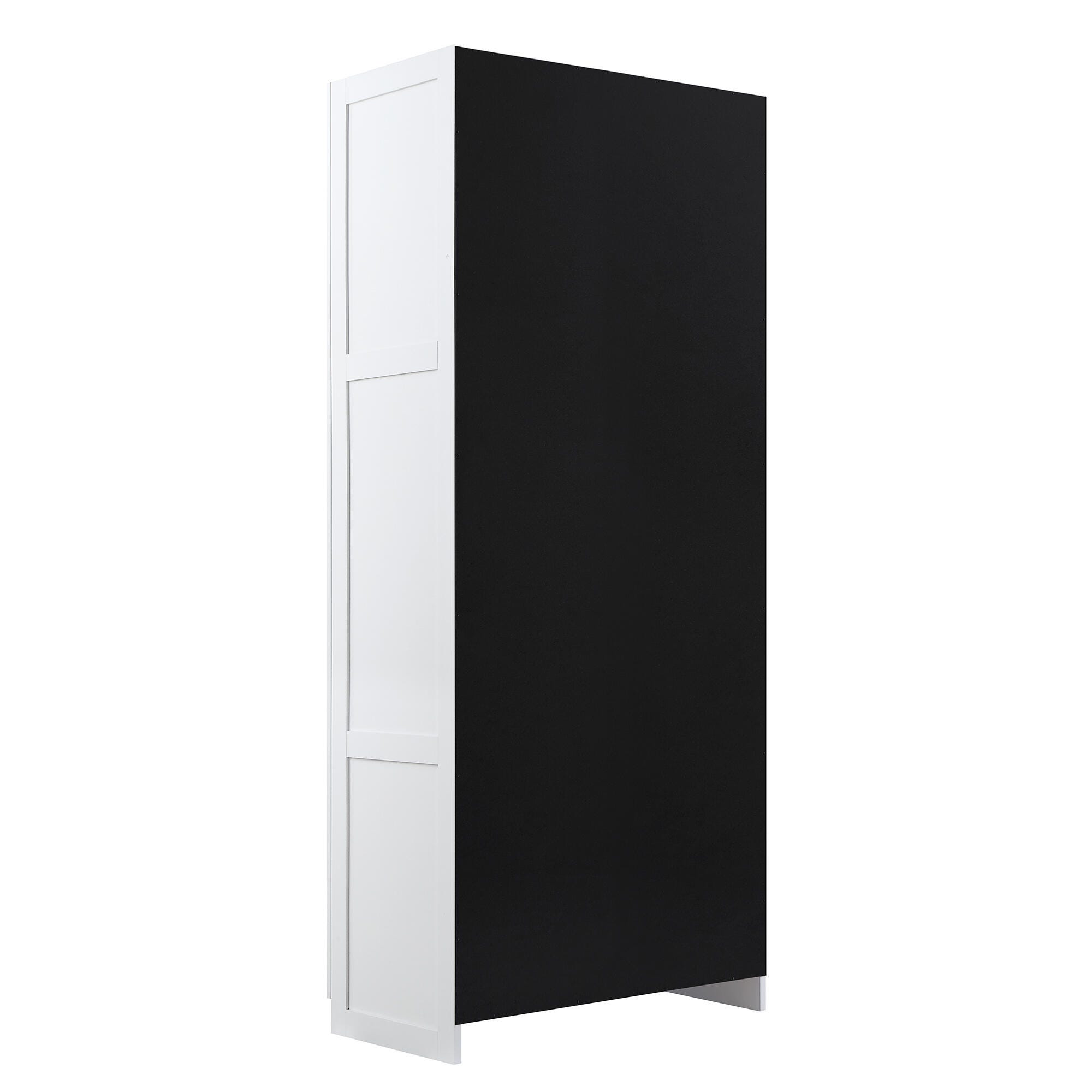 Manhattan Comfort Cornelia Storage Closet 30" Width, White, large