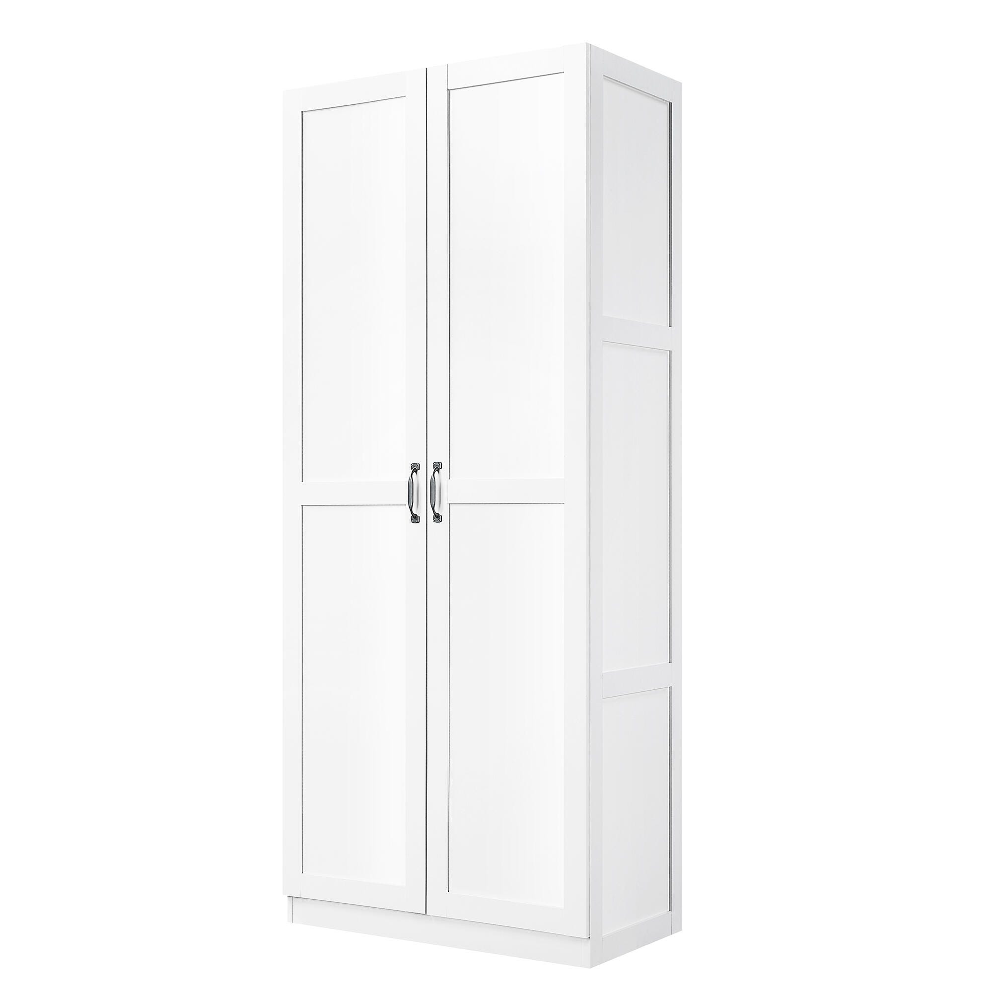 Manhattan Comfort Cornelia Storage Closet 30" Width, White, large