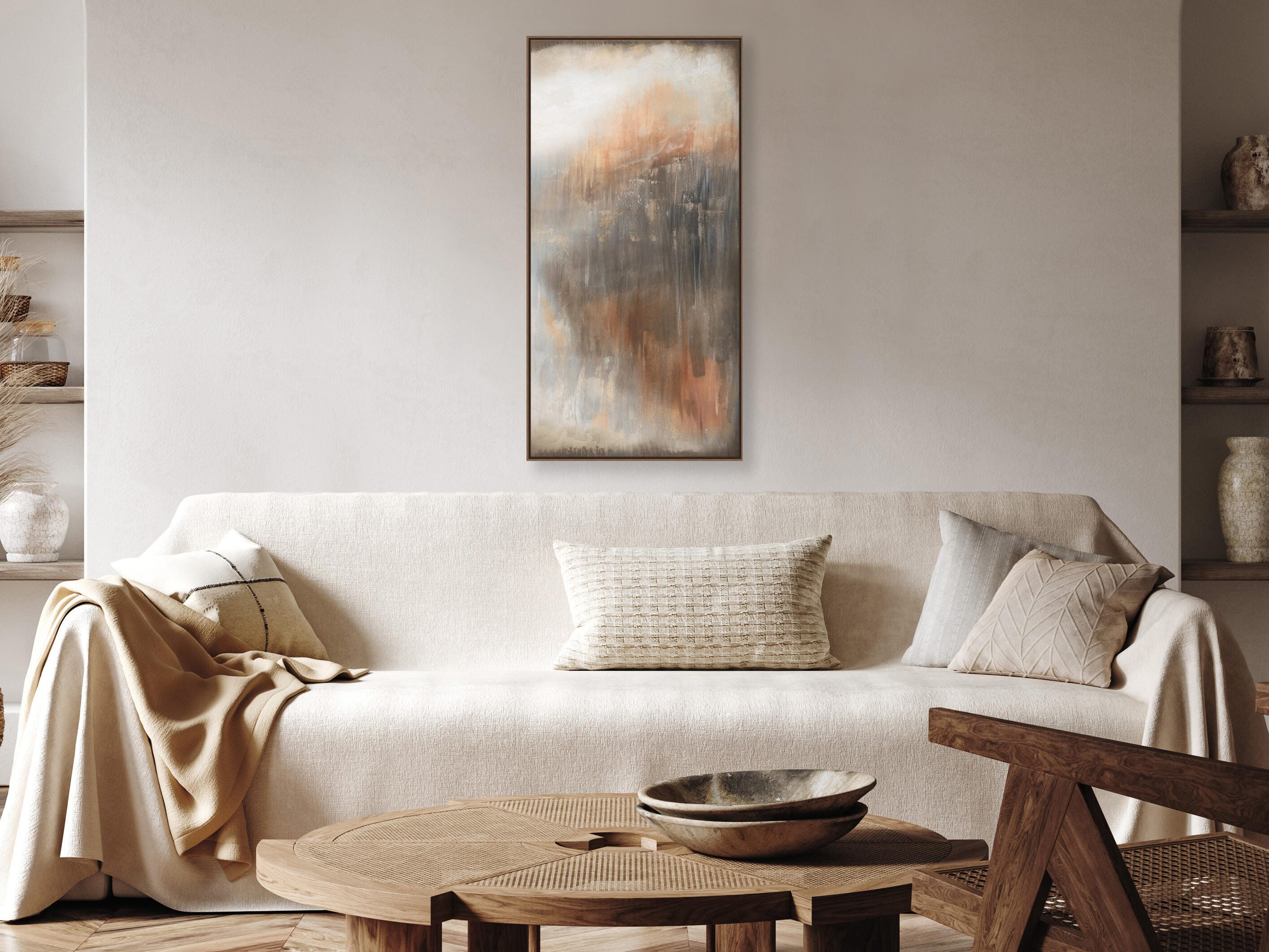 Ashley Luxe Terracotta Haze II - 36 x 72