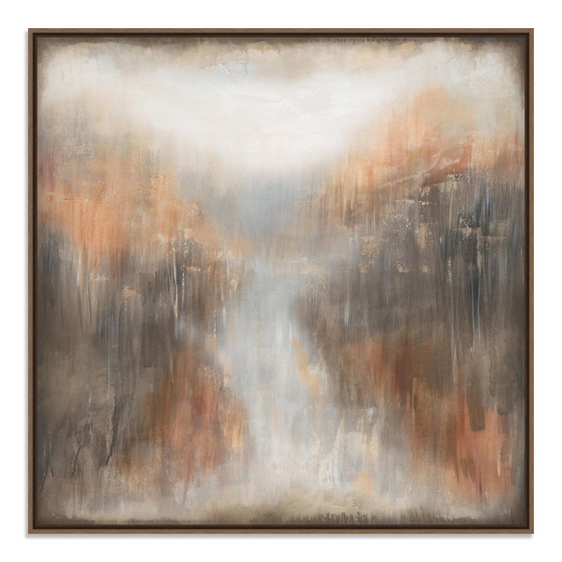 Ashley Luxe Terracotta Haze Canvas — Panel III Large