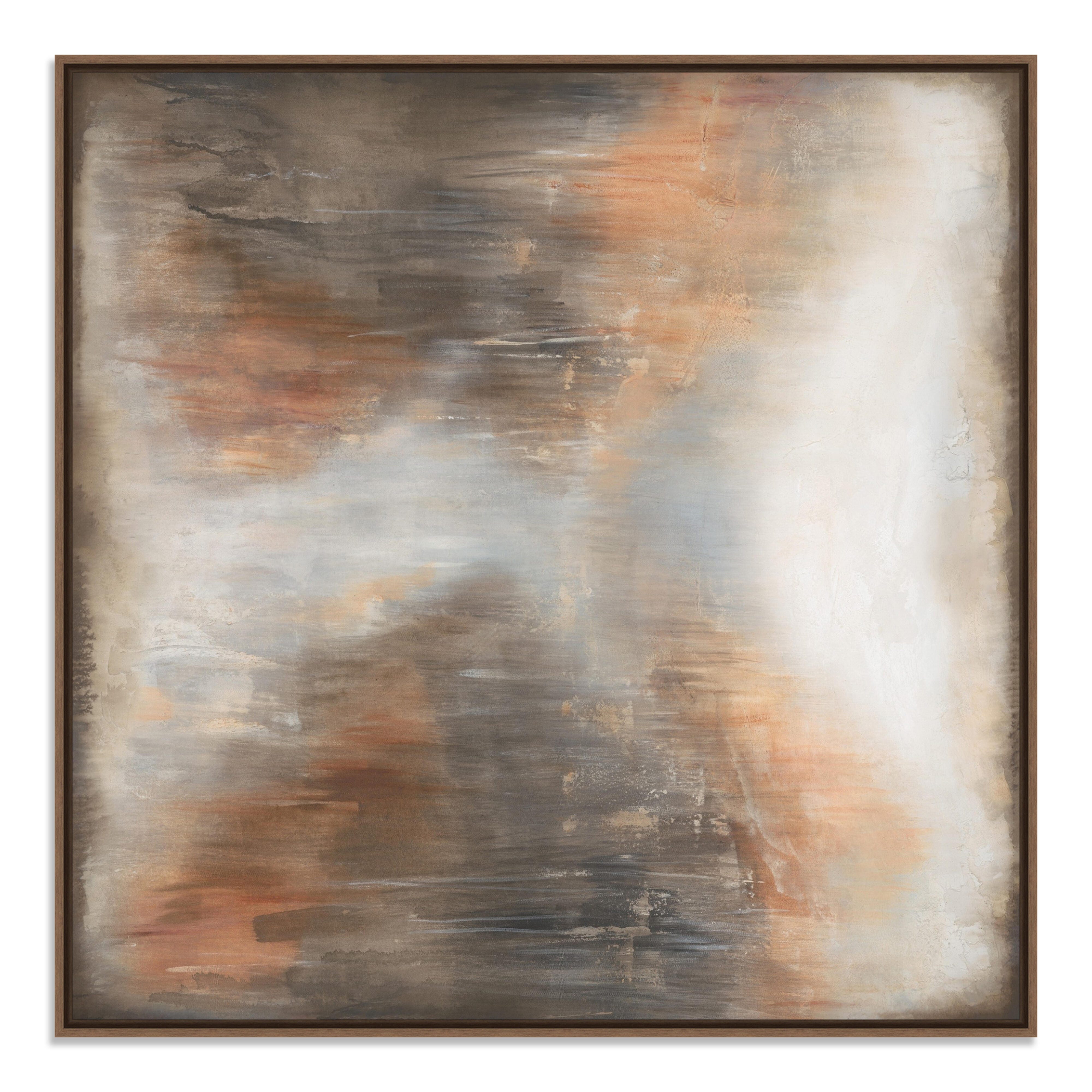 【You】-Texture Art／50×40cm N.キャンバスe Ashley Luxe Terracotta Haze III - 40 x 40
