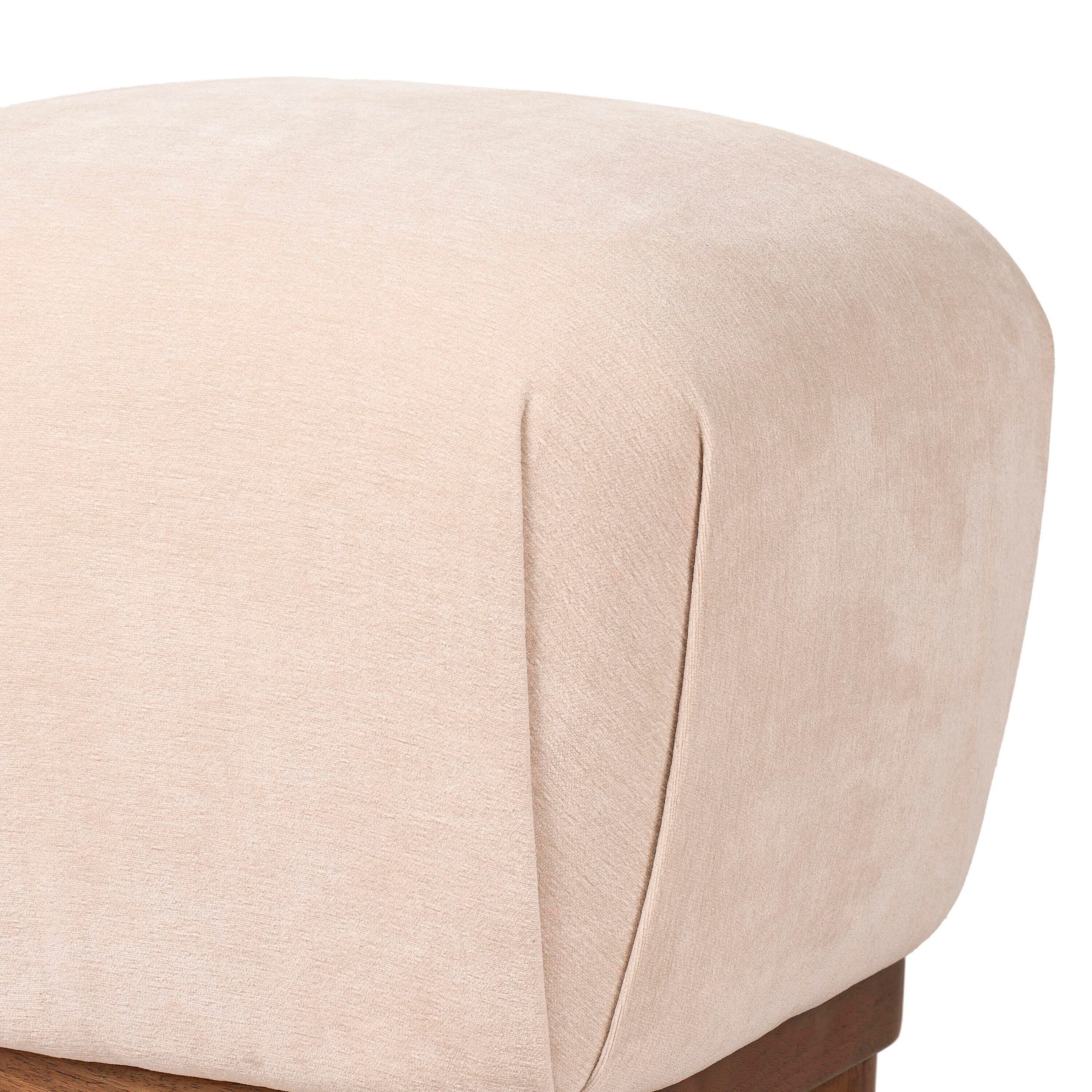 Ashley Luxe Connie Ottoman-Blamont Cream, , large