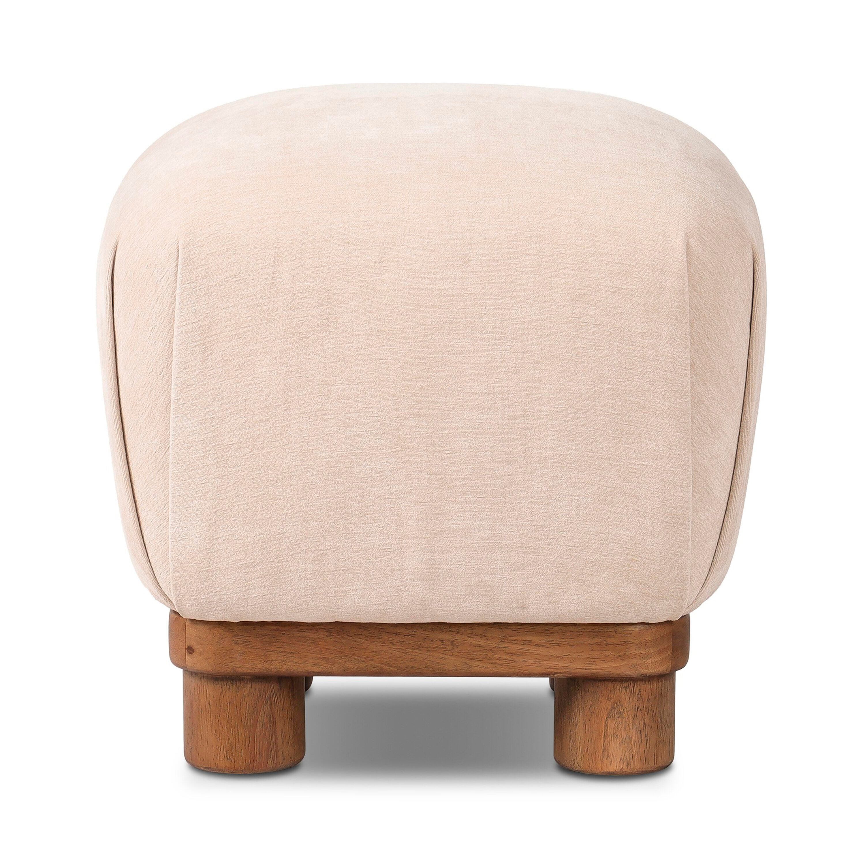 Ashley Luxe Connie Ottoman-Blamont Cream, , large