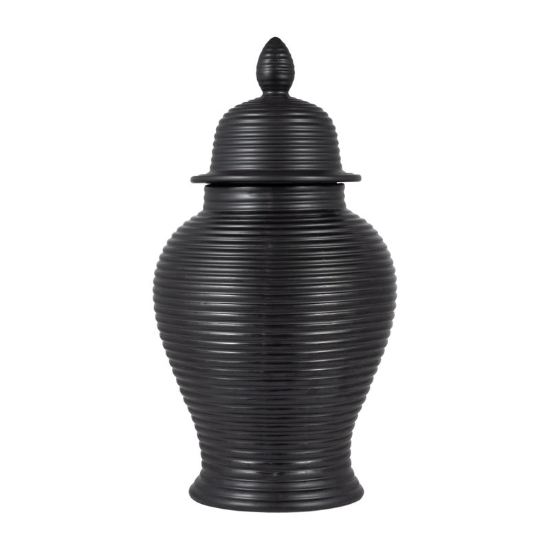 Ashley Luxe Large Ceramic Temple Jar
