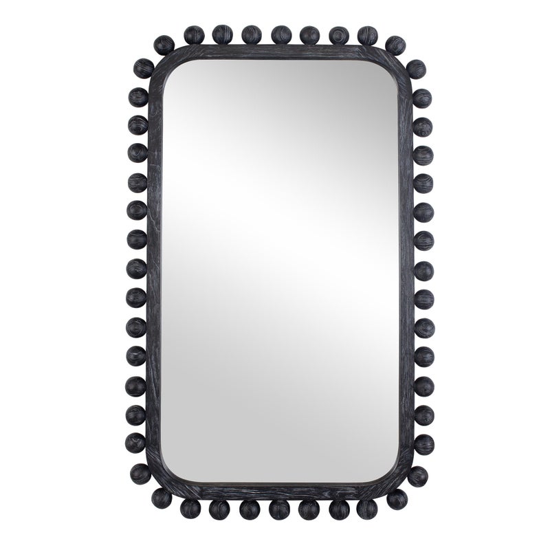 Ashley Luxe Beaded Frame Wall Mirror