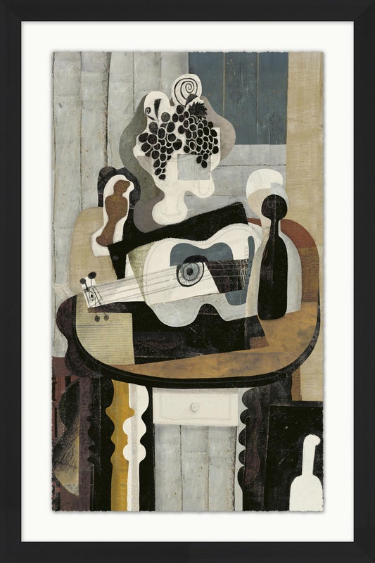 Ashley Luxe Cello Still Life Print, Black