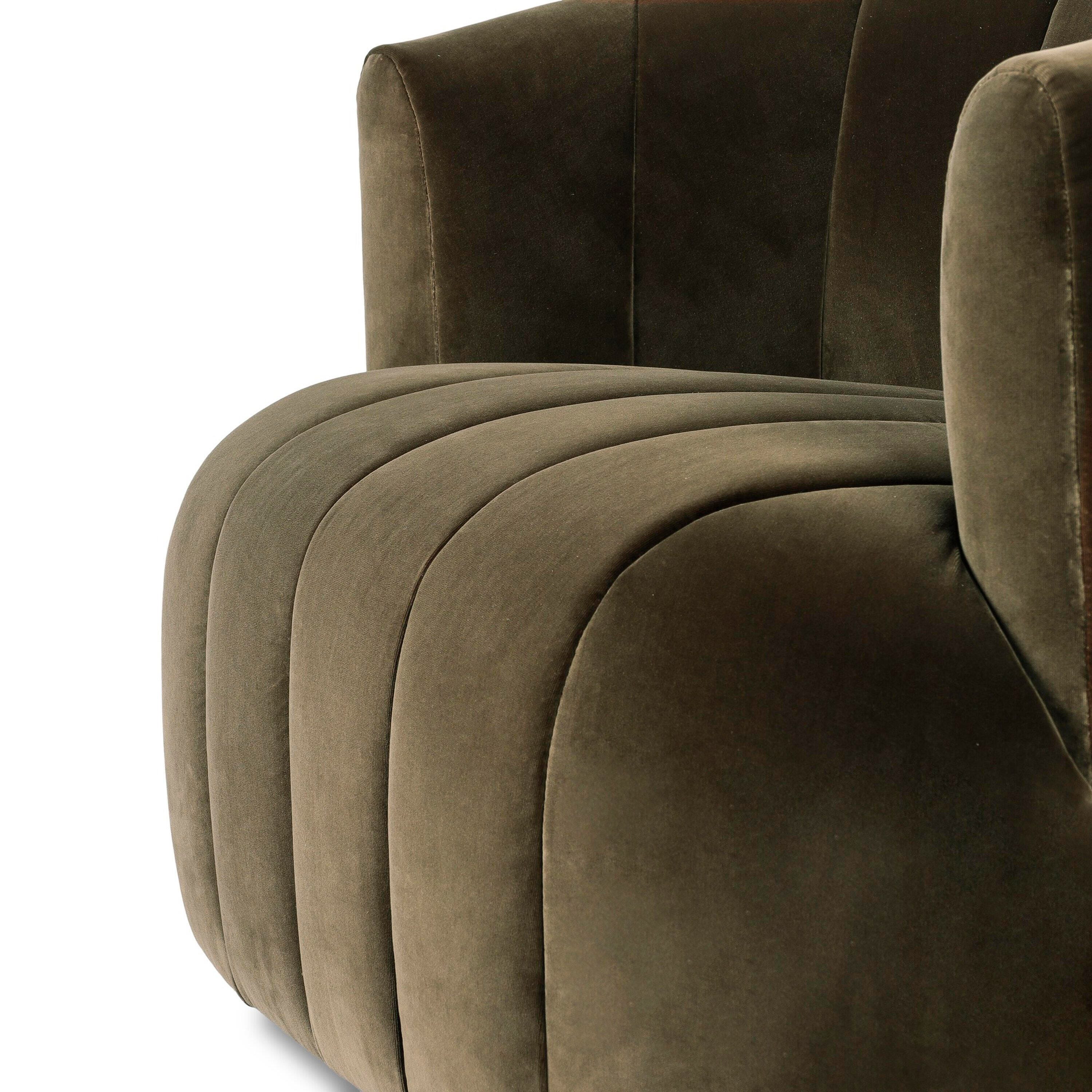 Ashley Luxe Ellie Chair-Surrey Olive, , large