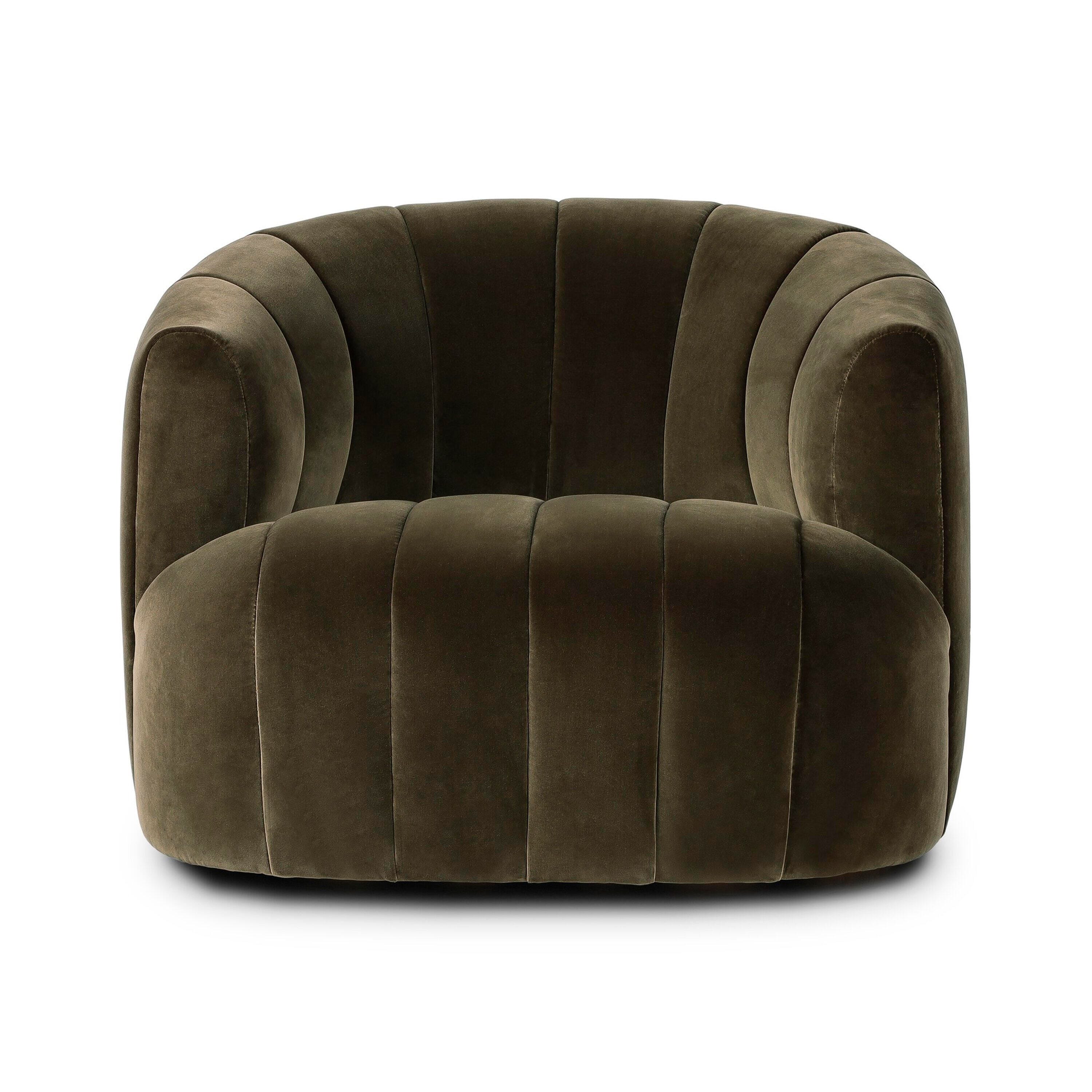 Ashley Luxe Ellie Chair-Surrey Olive, , large