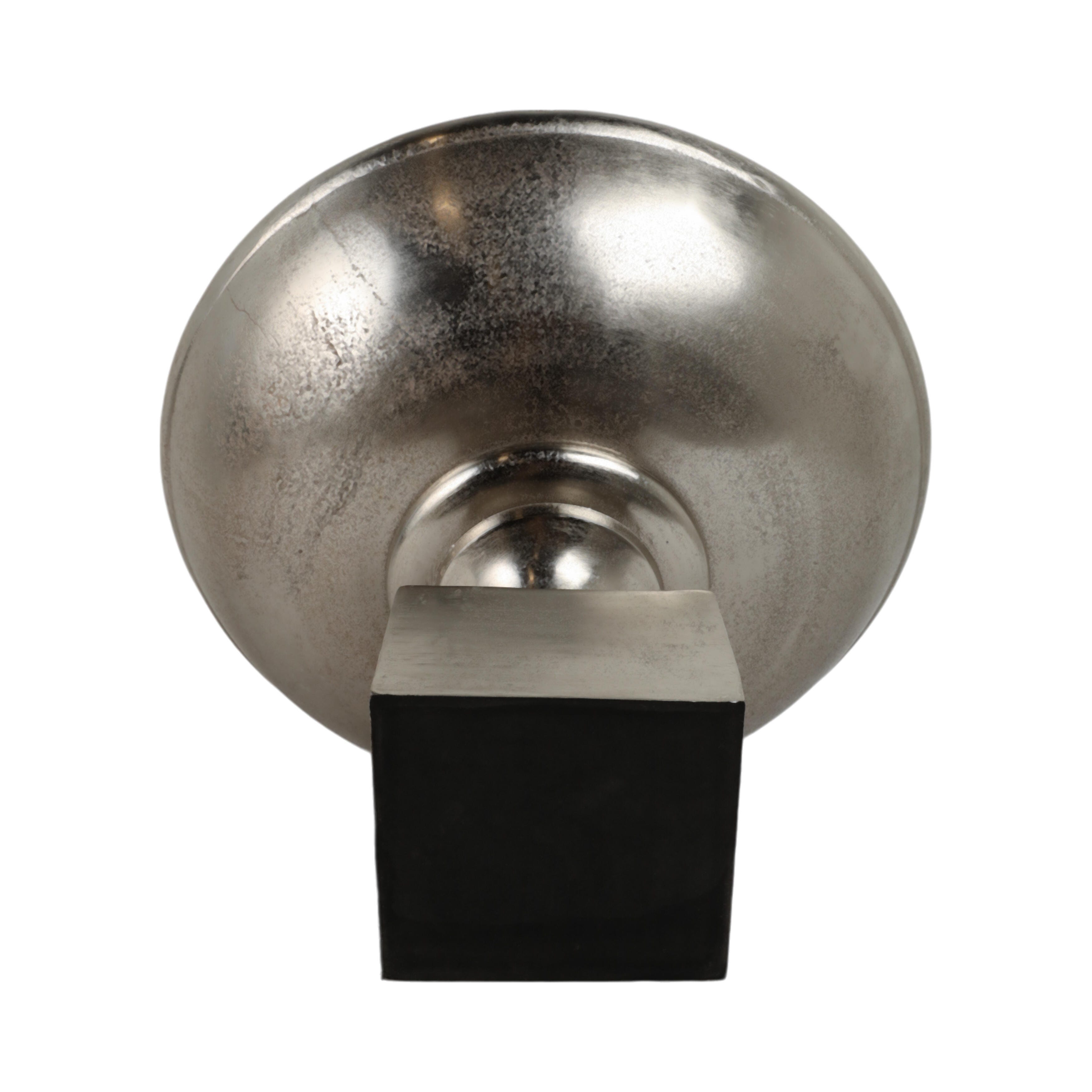 Ashley Luxe 20” Kenosha Silver Aluminum Bowl, , large