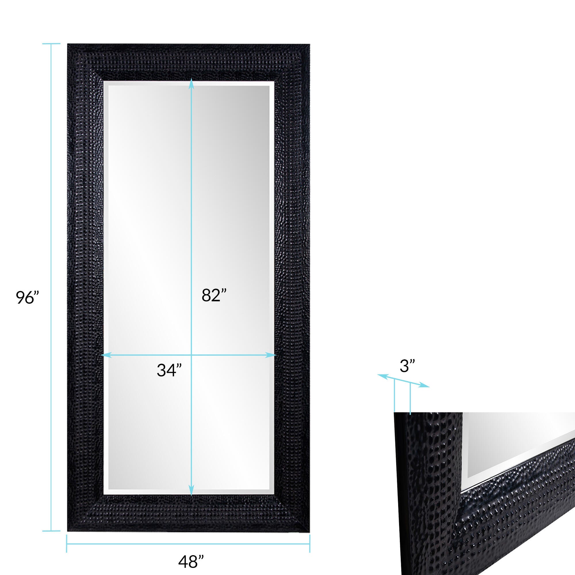 Ashley Luxe Drago Mirror, , large