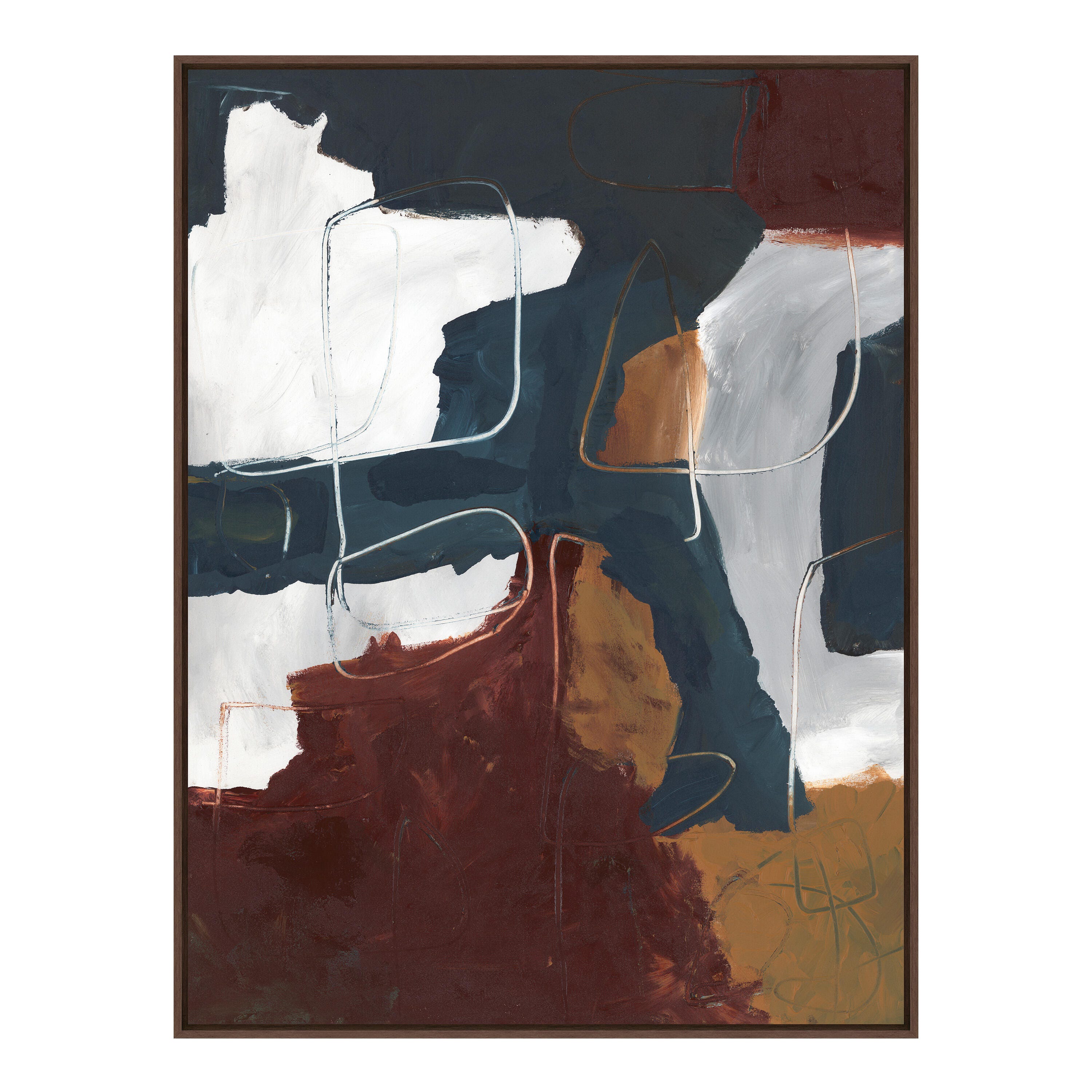 Ashley Luxe Wave of Thoughts Canvas — Panel II Large