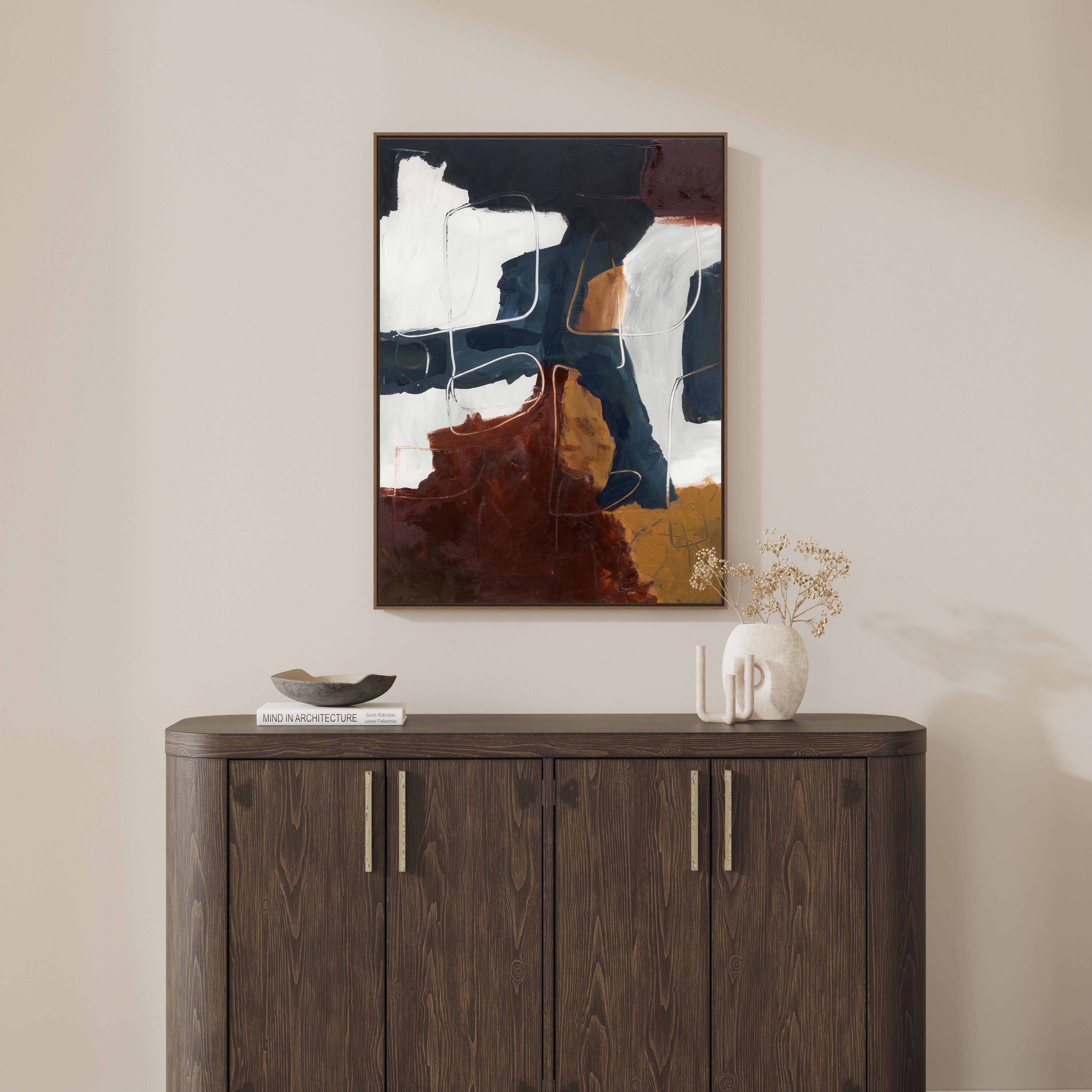 Ashley Luxe Wave of Thoughts Canvas — Panel II Large