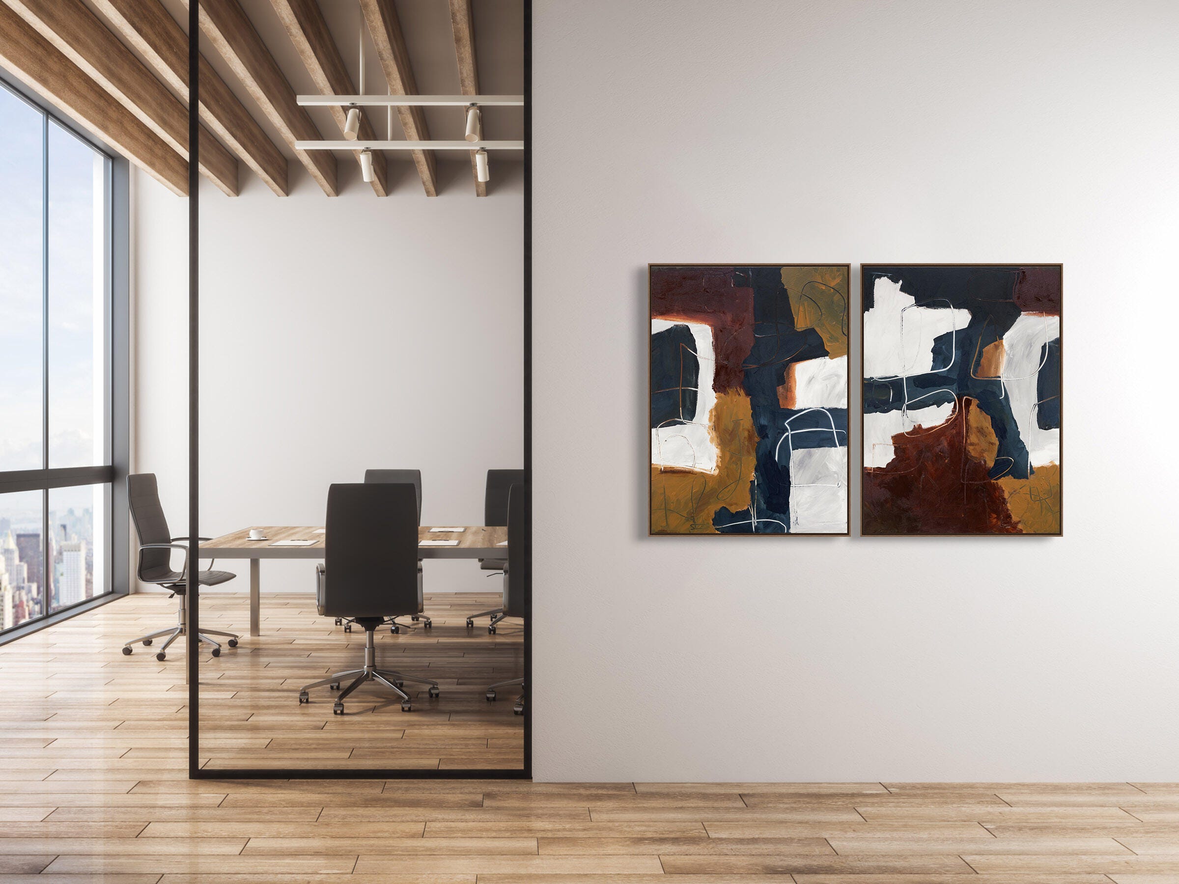 Ashley Luxe Wave Of Thoughts II - 40 x 50, , large