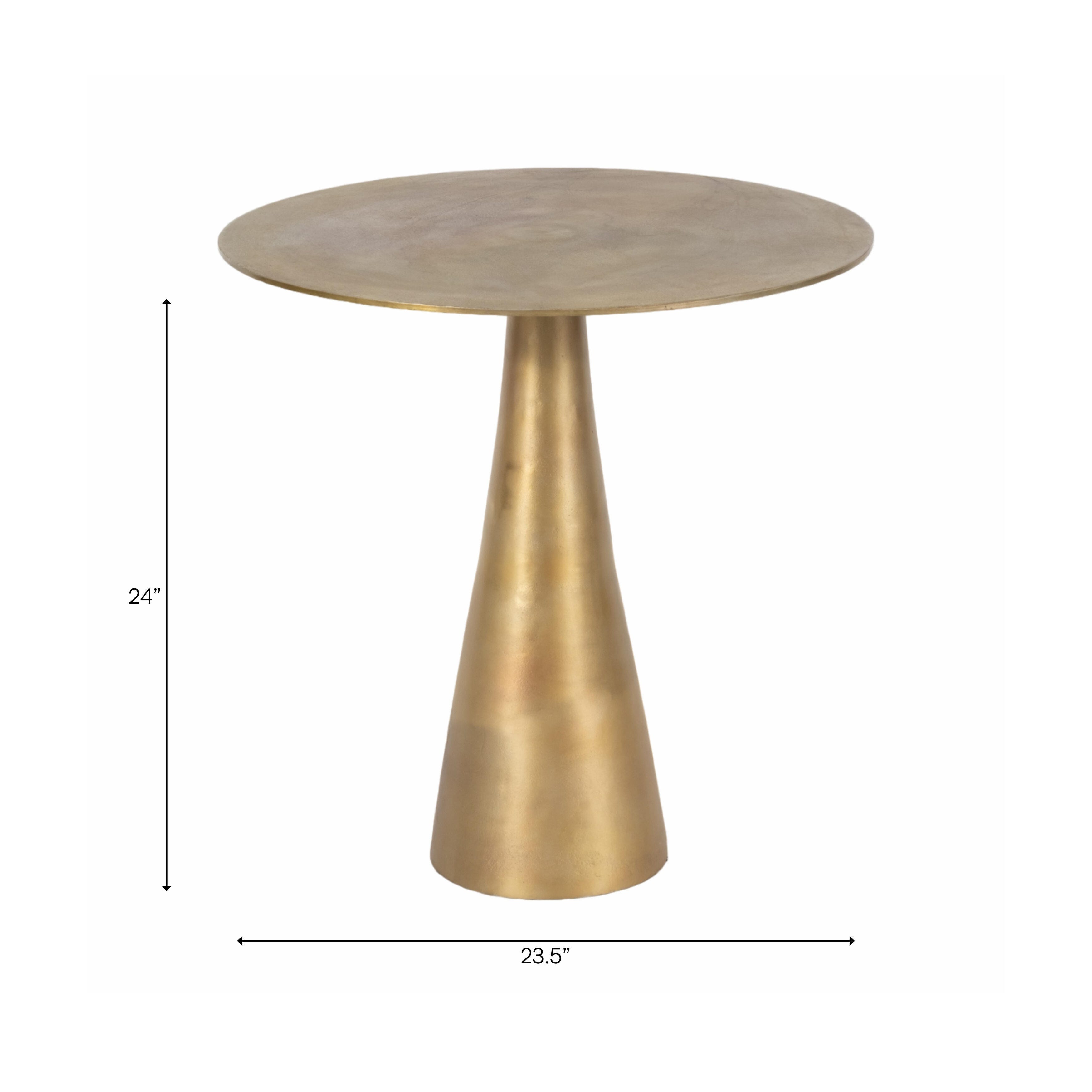 Ashley Luxe Metal, 24” Sanders Accent Table, Pewter, , large