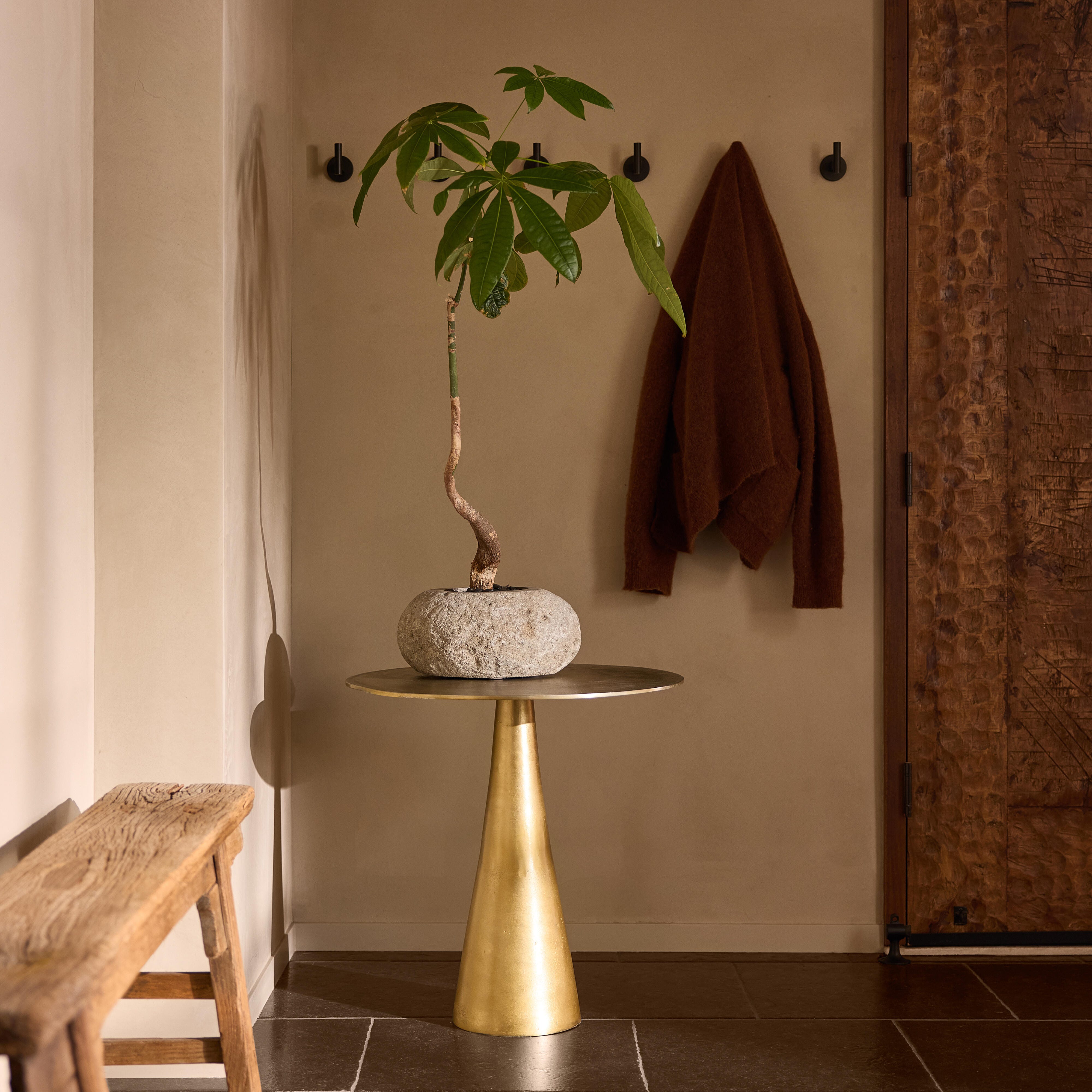 Ashley Luxe Metal Tapered Accent Table