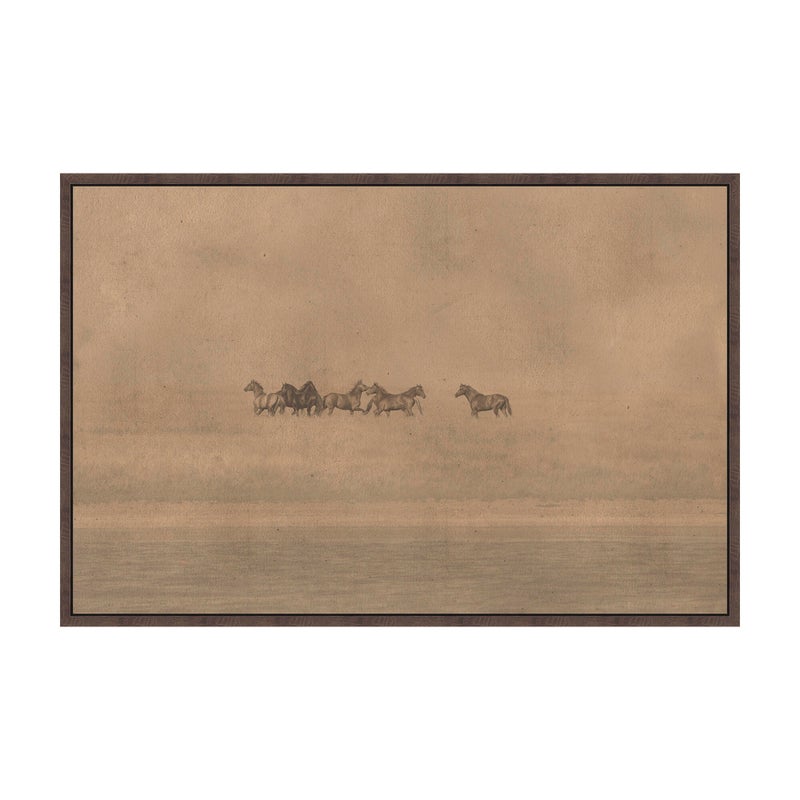 Ashley Luxe Horses on the Horizon Photography Giclée Canvas
