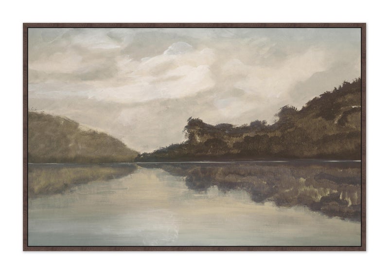Ashley Luxe Waterscape Giclée Canvas, Black