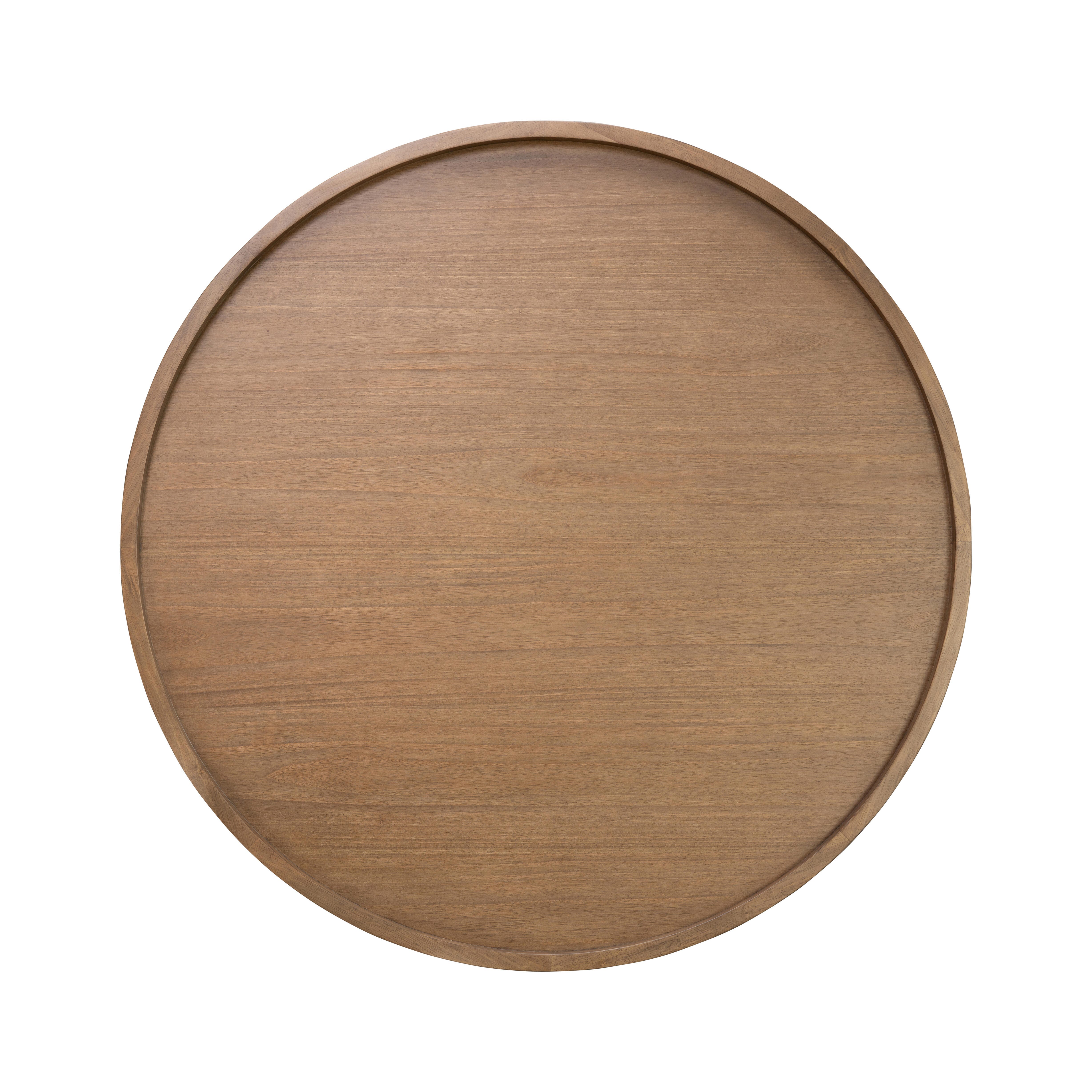 Ashley Luxe Schwell Coffee Table 2.0-Auburn Rubberwood, , large