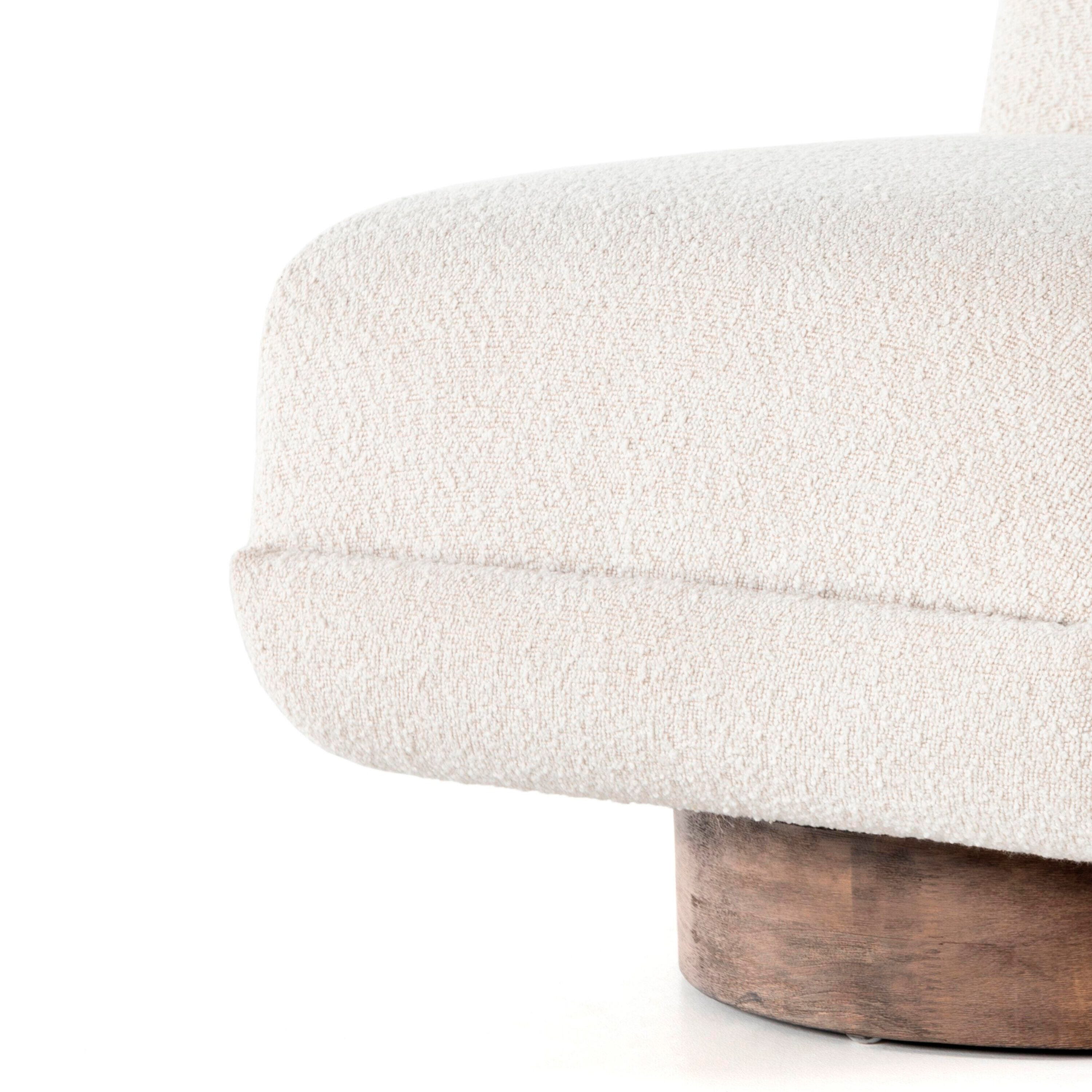 Ashley Luxe Bronwyn Swivel Chair-Knoll Natural, , large