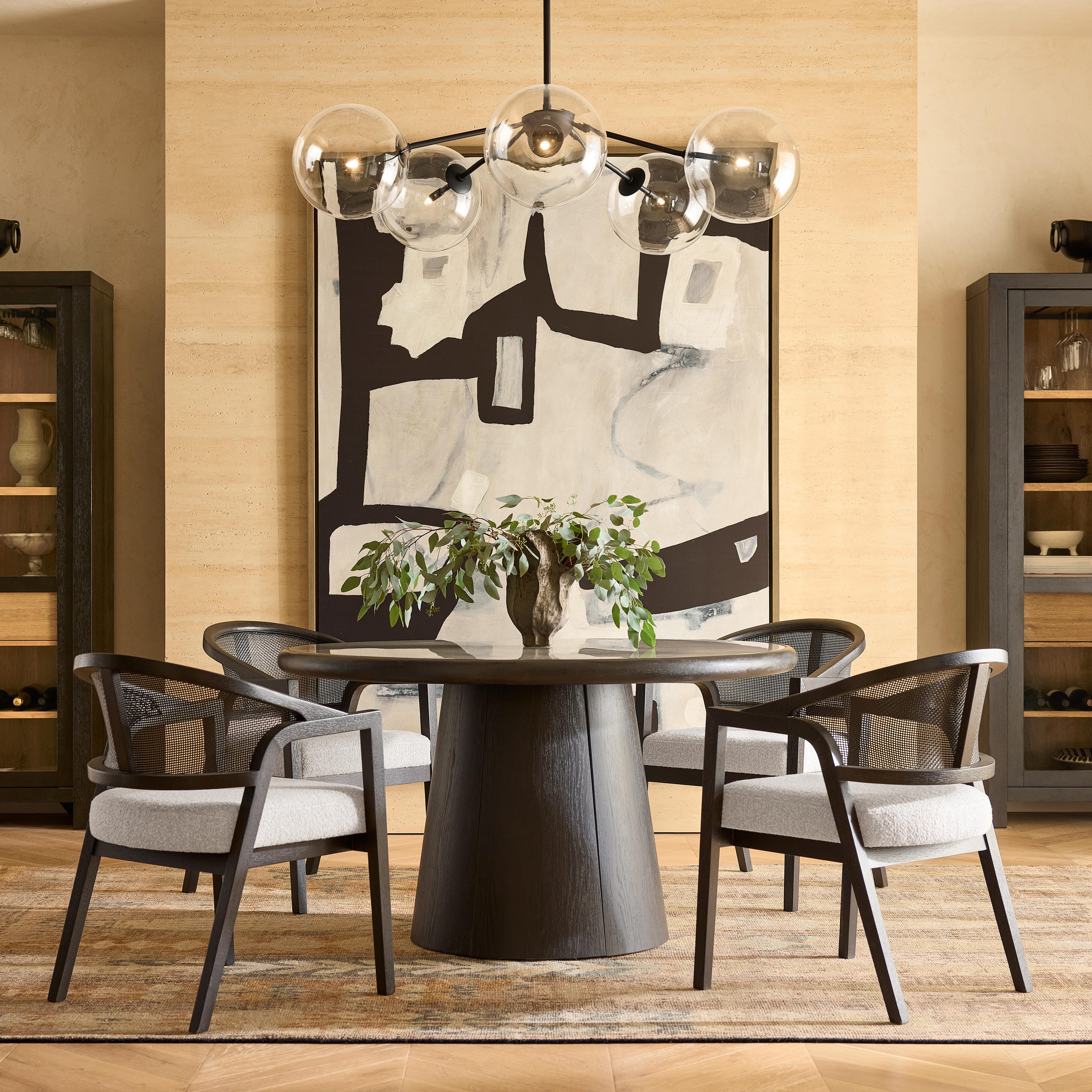 Ashley Luxe Been Around The Block Framed Canvas -44 x 44, Pine, large