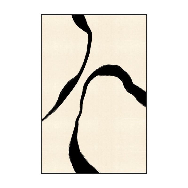 Ashley Luxe Ribbon Line Composition Giclée Canvas I