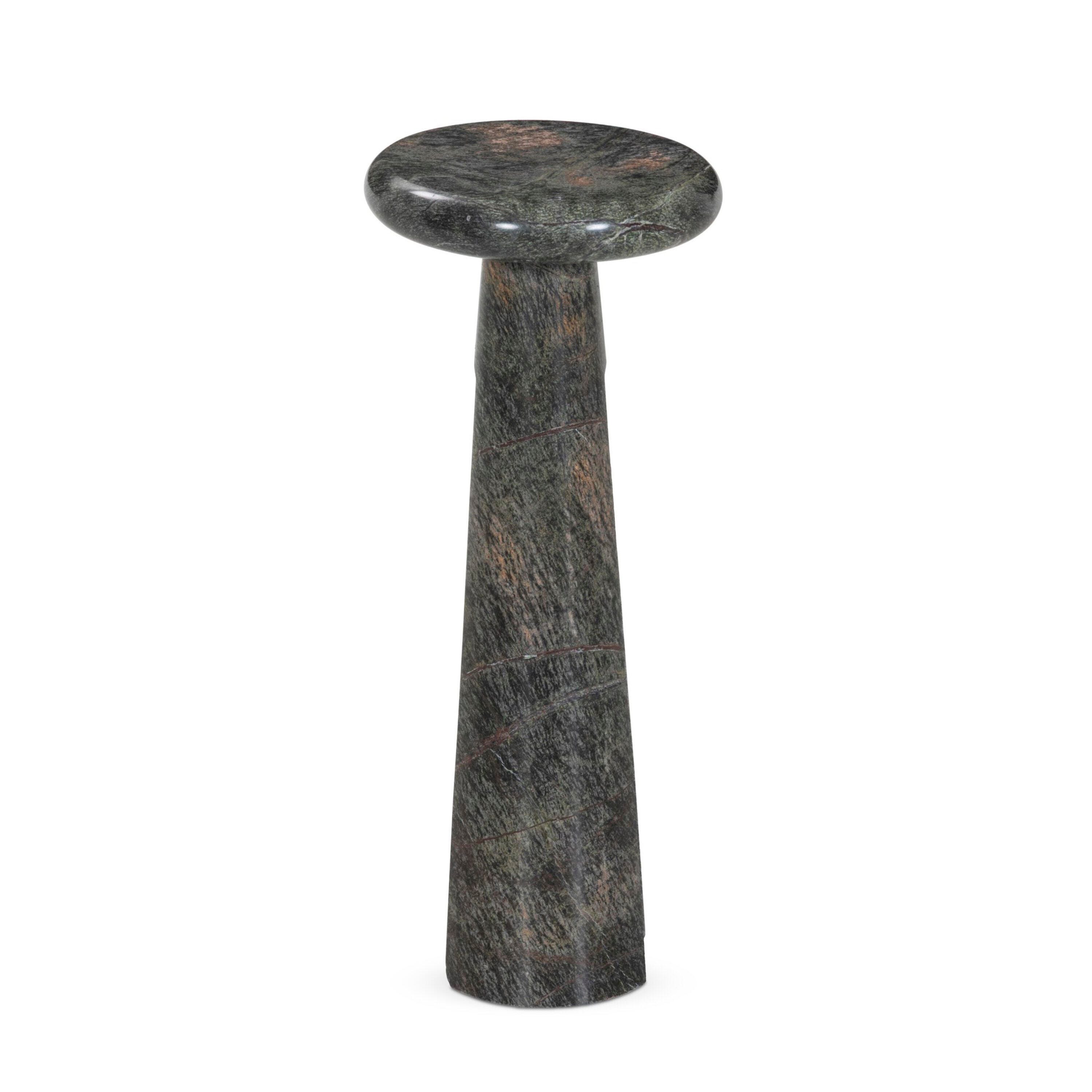 Ashley Luxe Aveline Accent Table-Polished Dark Green Marble, Green Marble, large