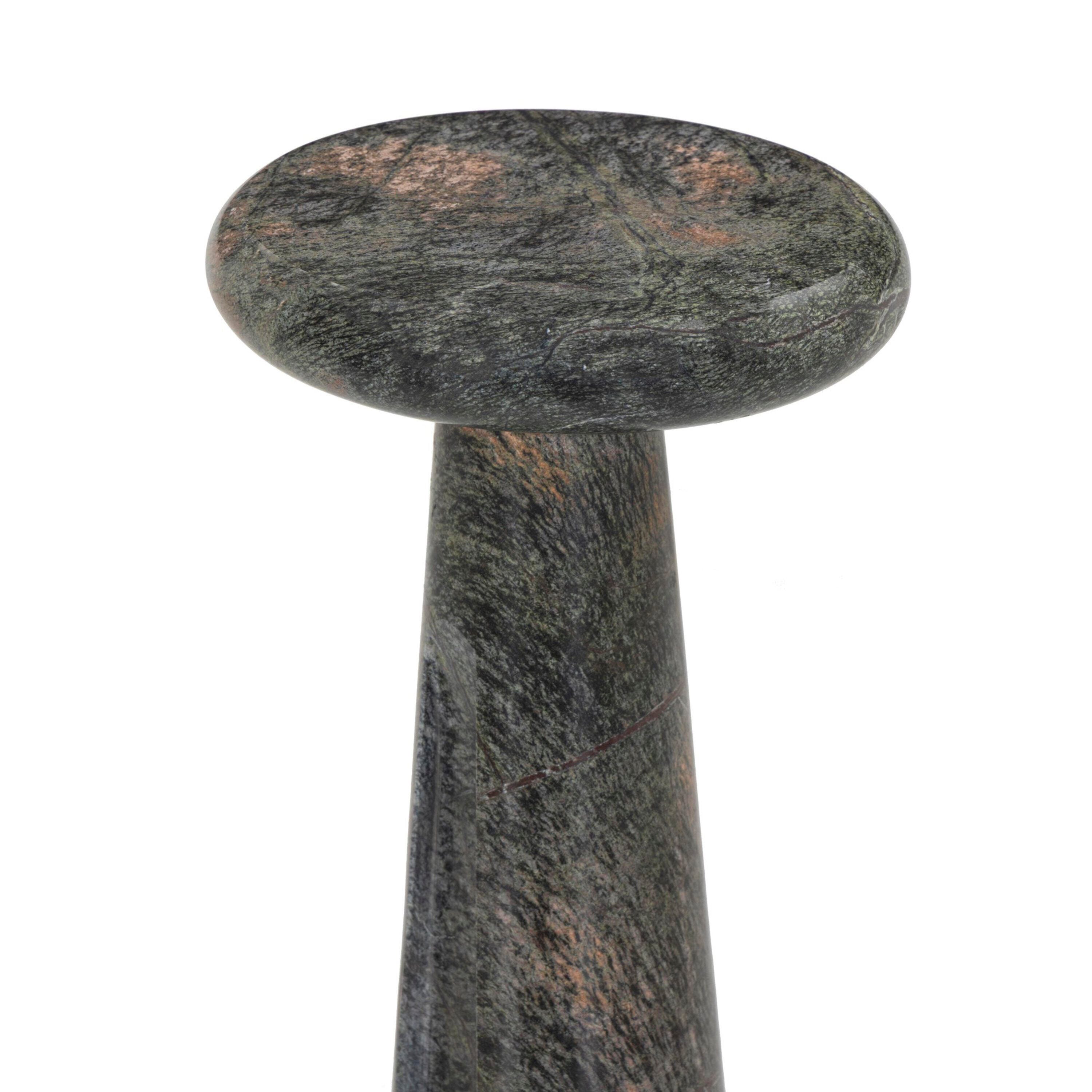 Ashley Luxe Aveline Accent Table-Polished Dark Green Marble