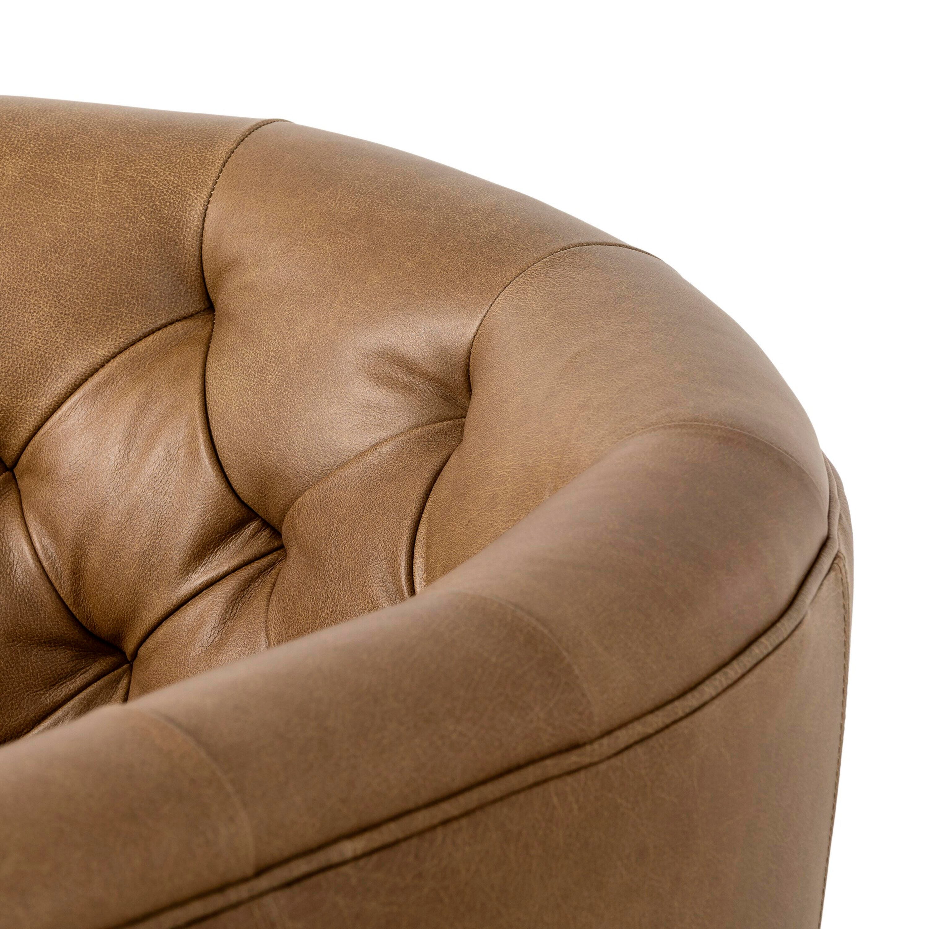 Ashley Luxe Hanover Swivel Chair-Carob Walnut, , large