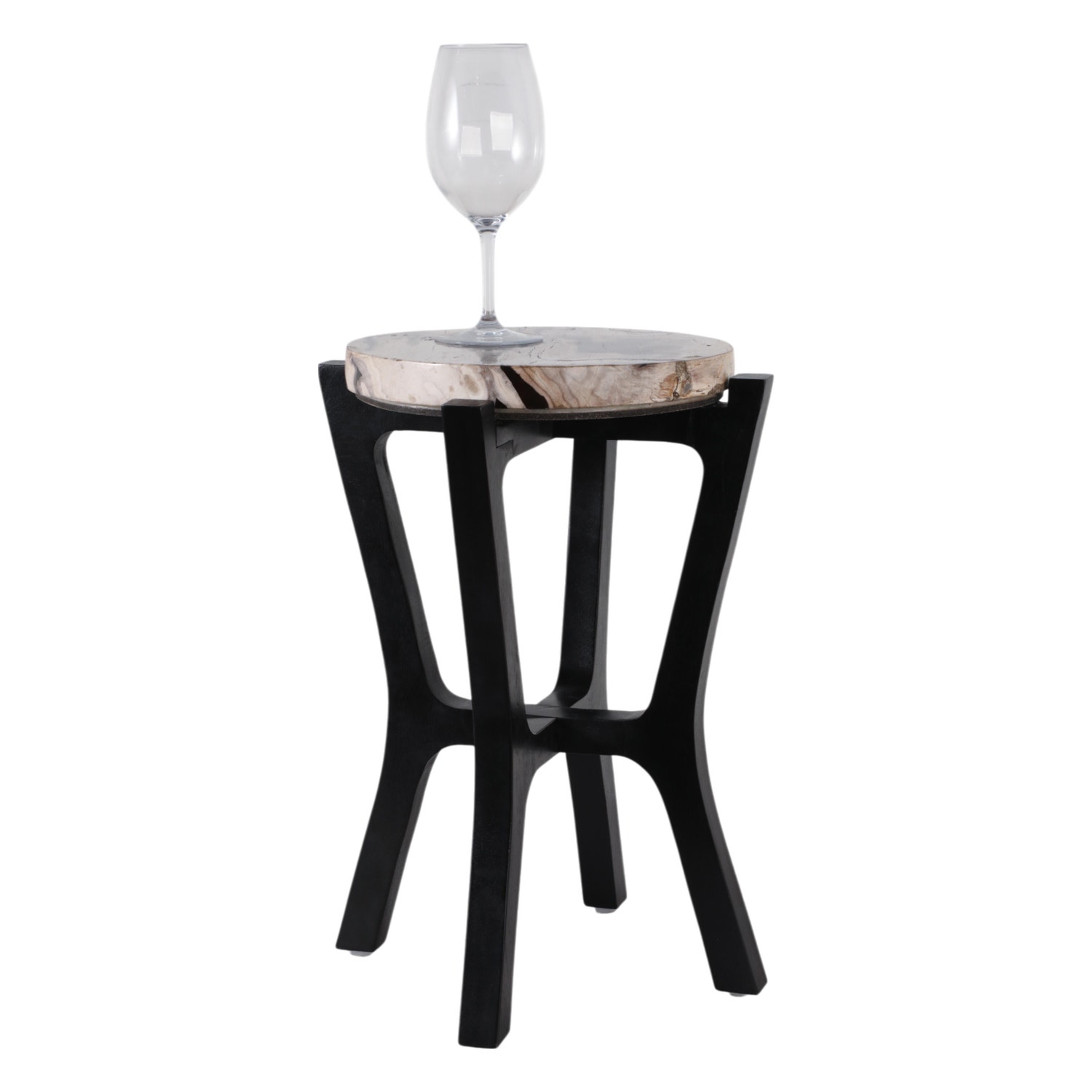Ashley Luxe 20" Petrified Wood Top Accent Table, , large
