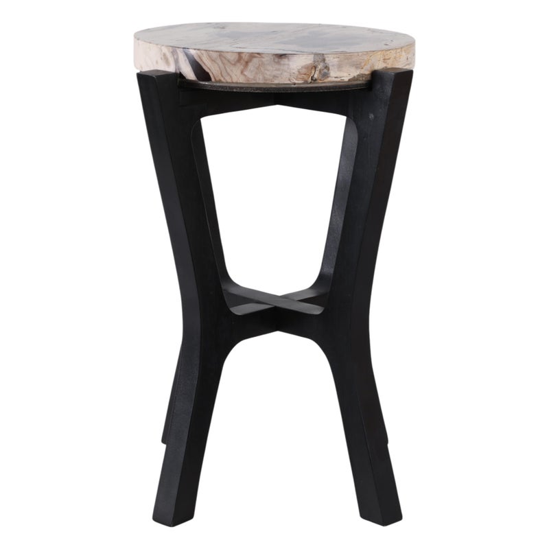 Ashley Luxe Crafted Wood Accent Table