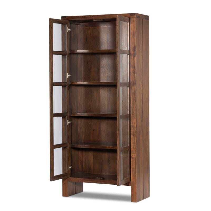 Ashley Luxe Warby Cabinet-Smoked Acacia, , large