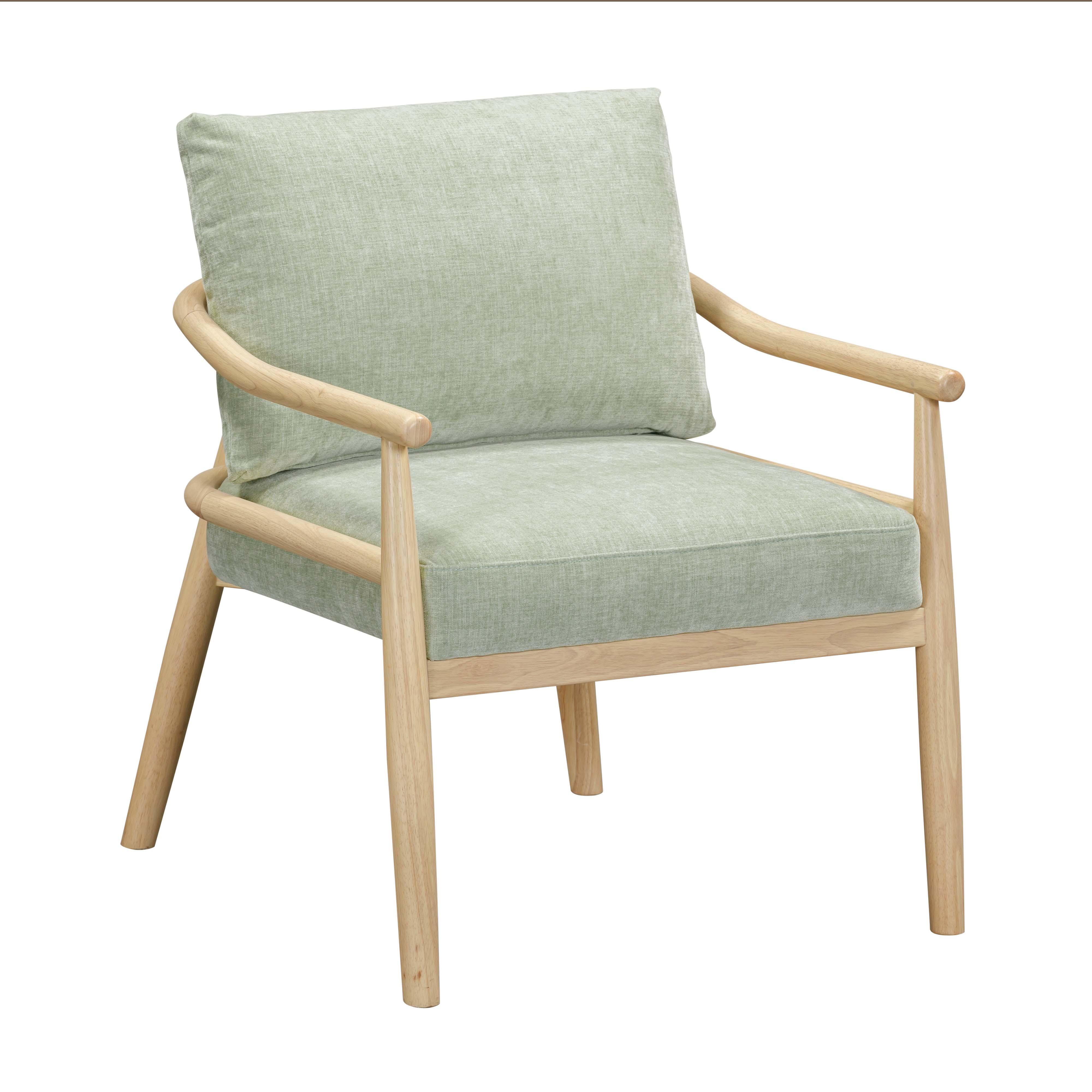 TOV Furniture Dixie Accent Chair, Mint Green, large