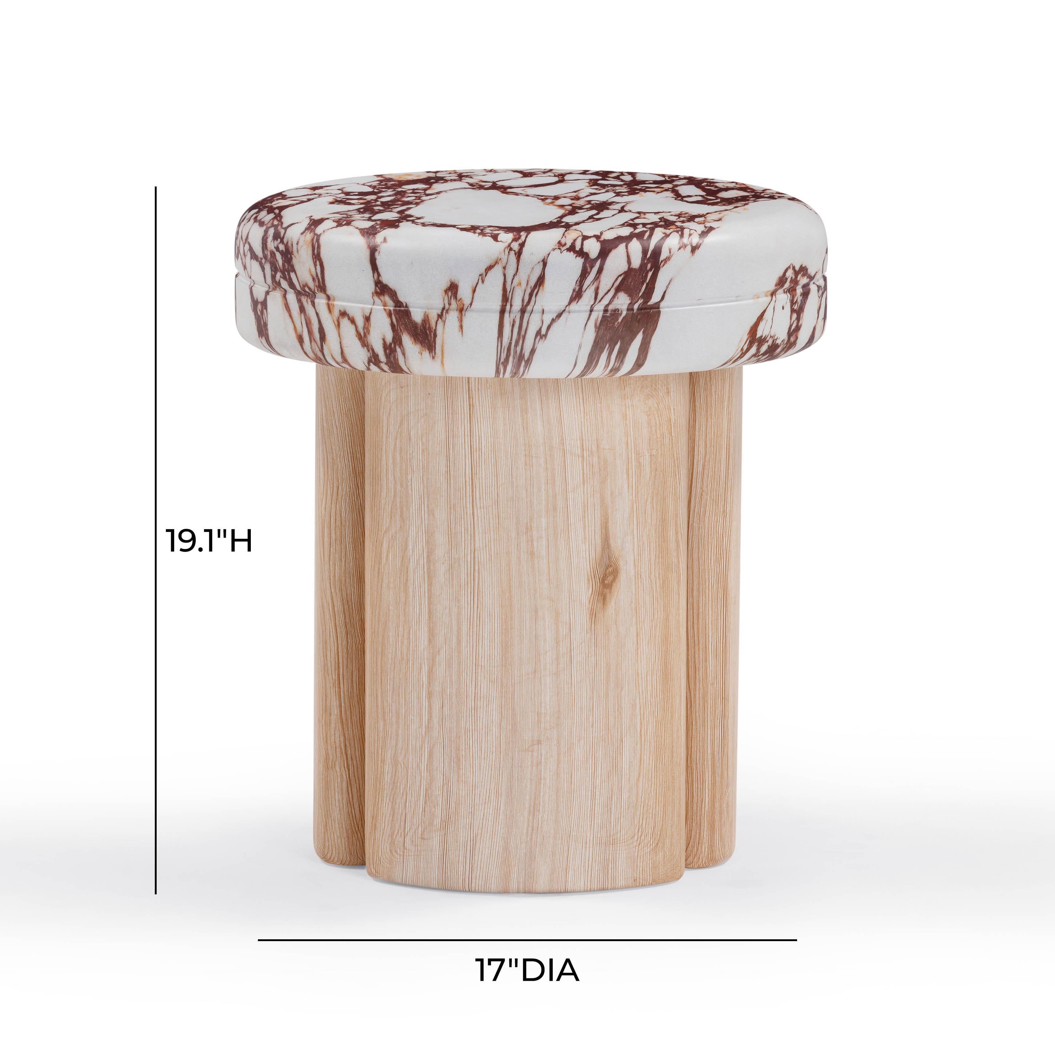 TOV Furniture Sheila Side Table, Multi, large