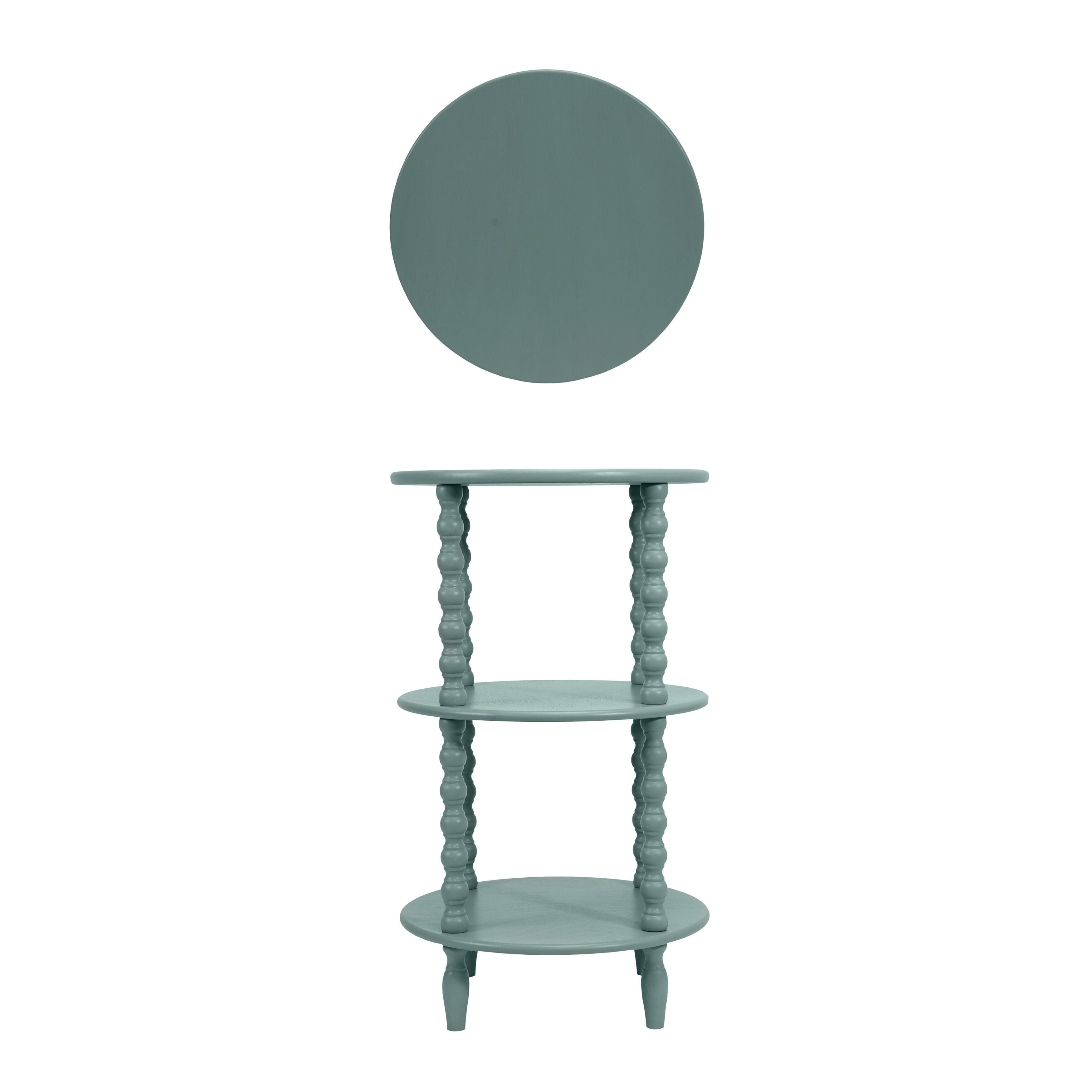 Storied Home Round Accent Table, , large