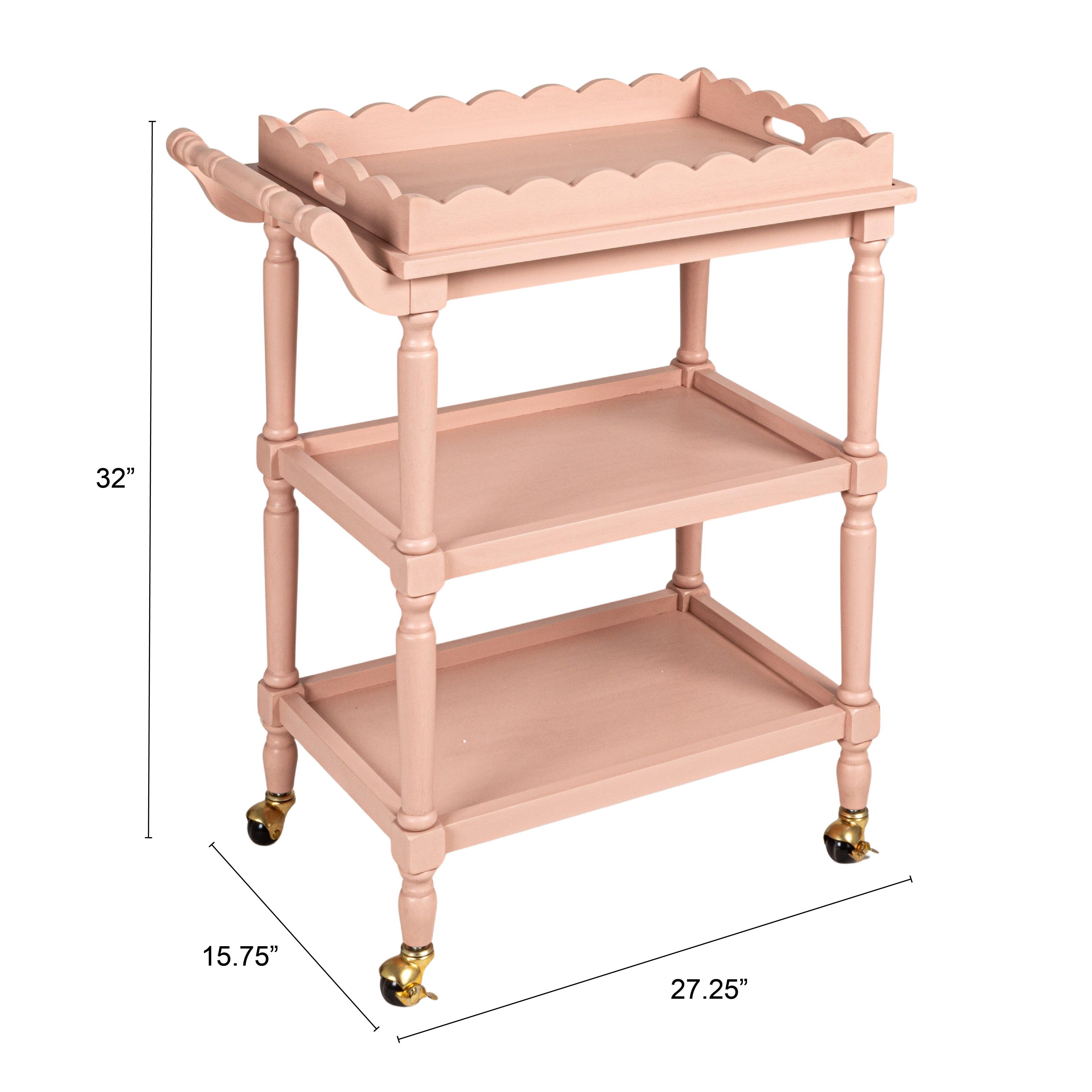 Storied Home 3 Tier Bar Scalloped Tray, , large