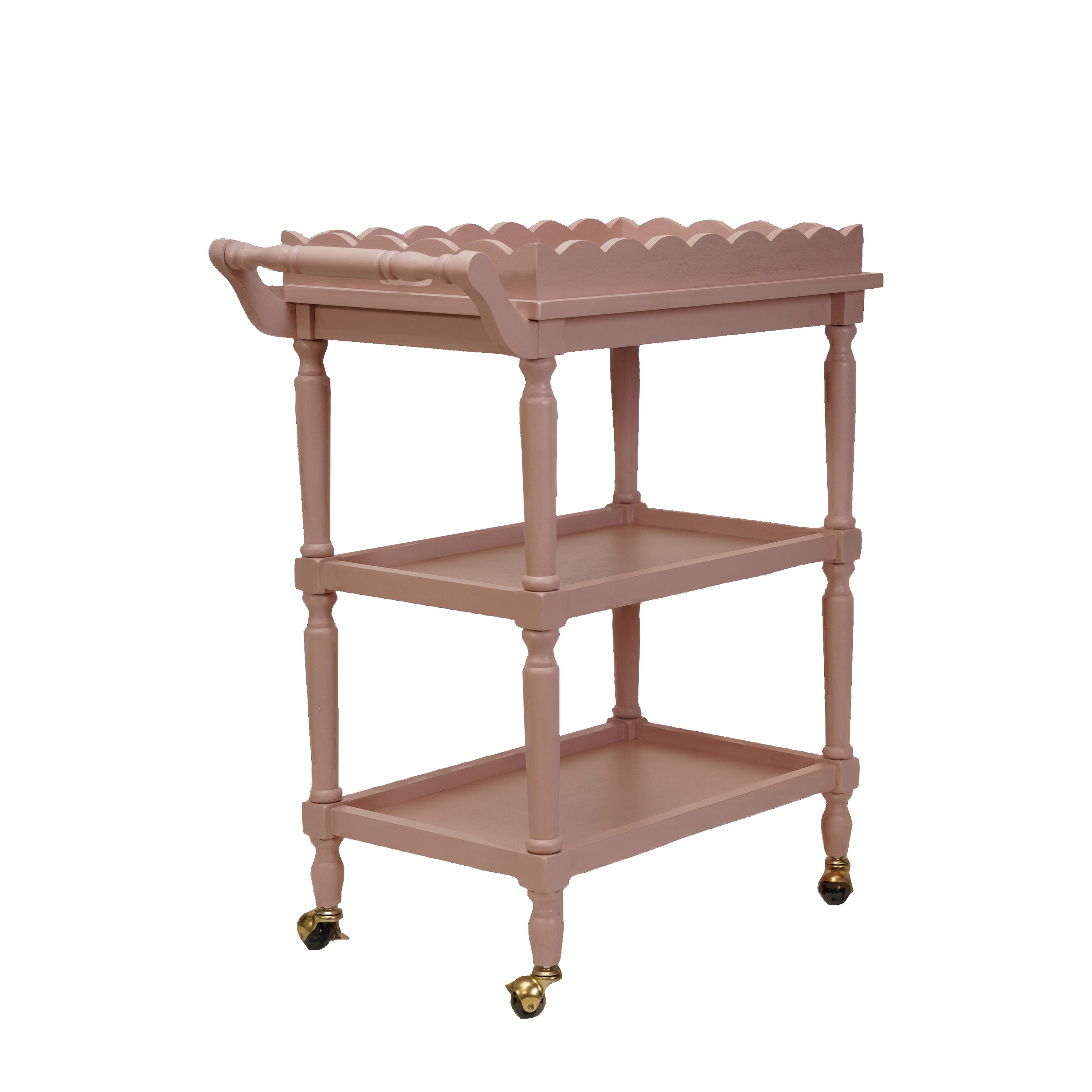 Storied Home 3 Tier Bar Scalloped Tray, , large