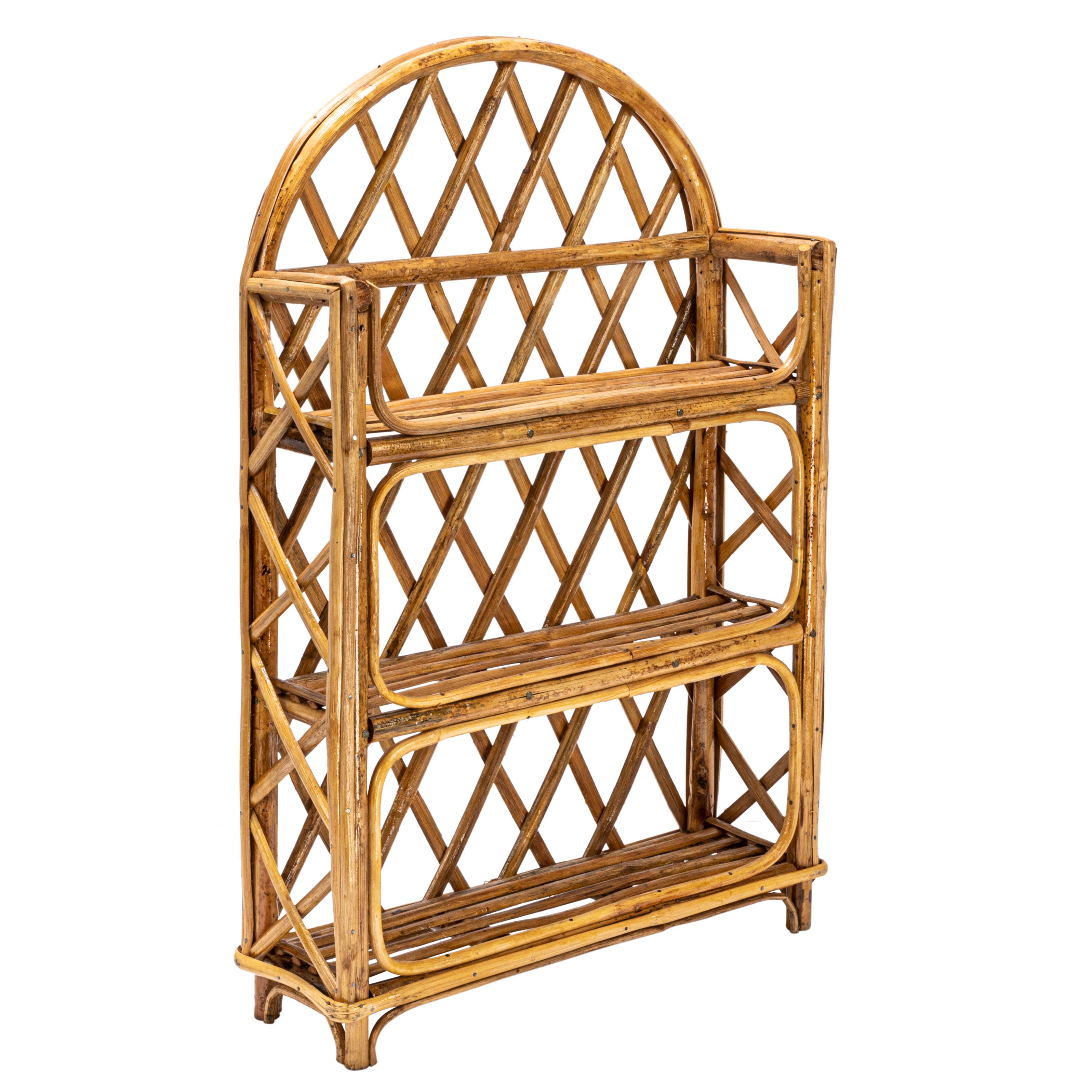 Storied Home Rattan Wall Shelf, , large