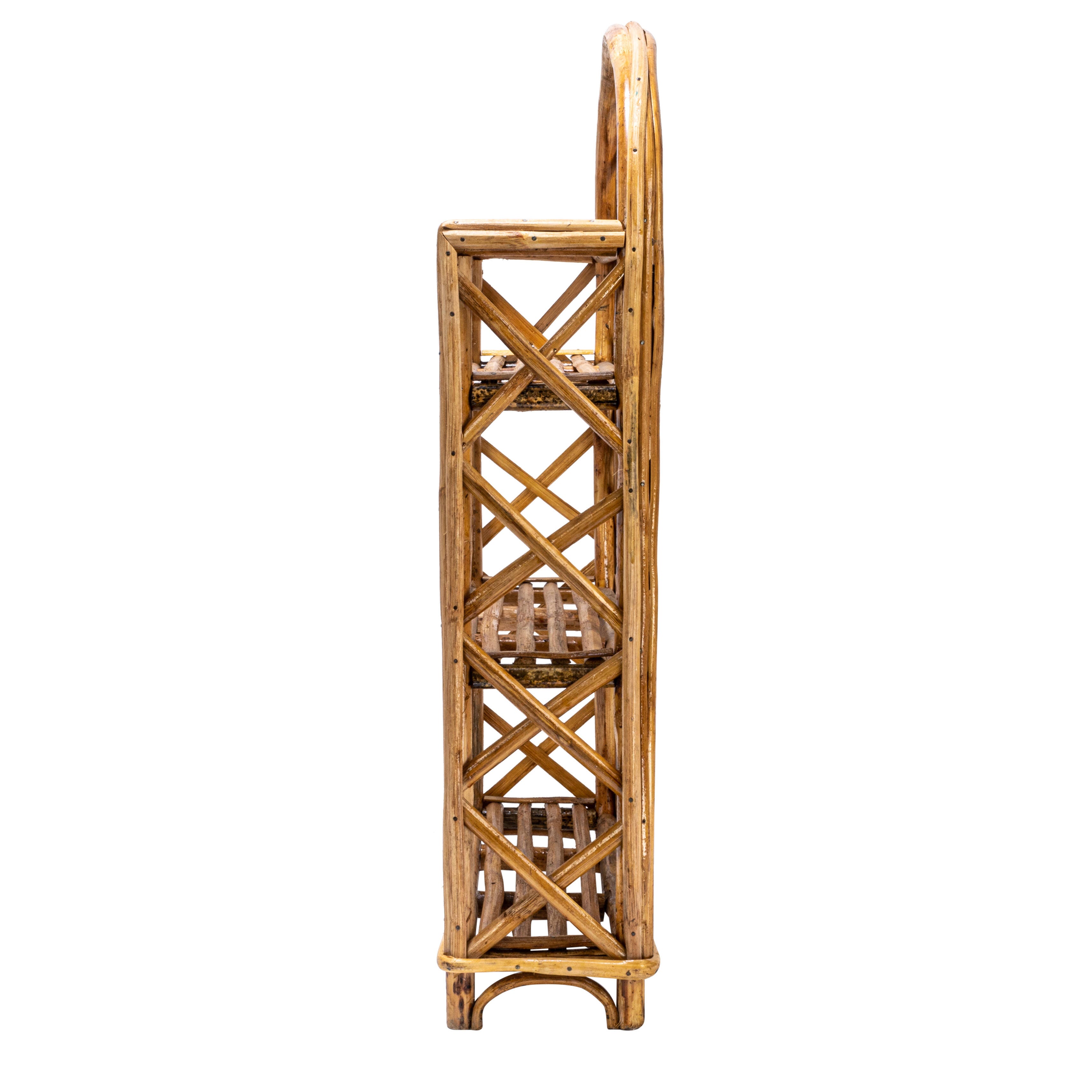 Storied Home Rattan Wall Shelf, , large