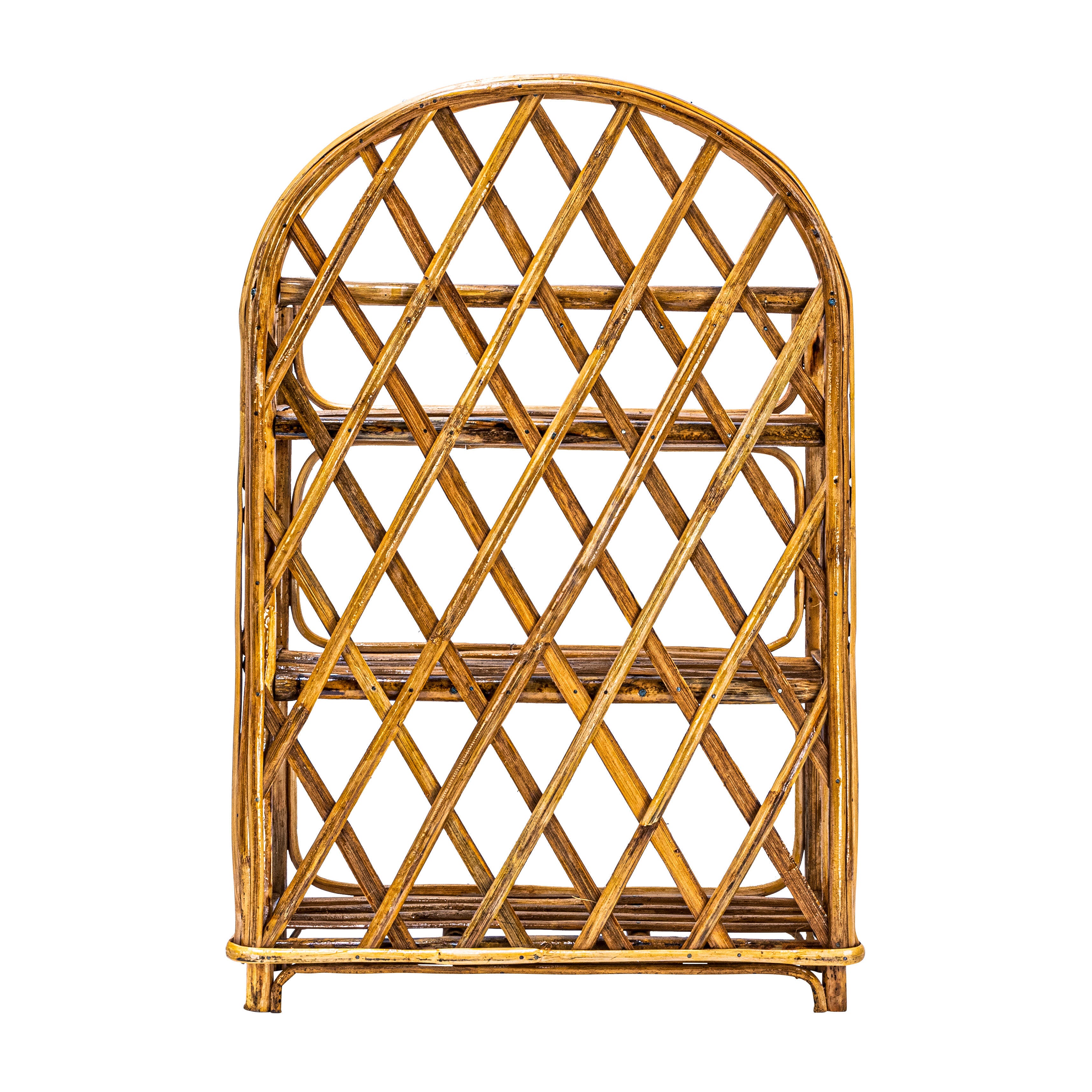 Storied Home Rattan Wall Shelf, , large