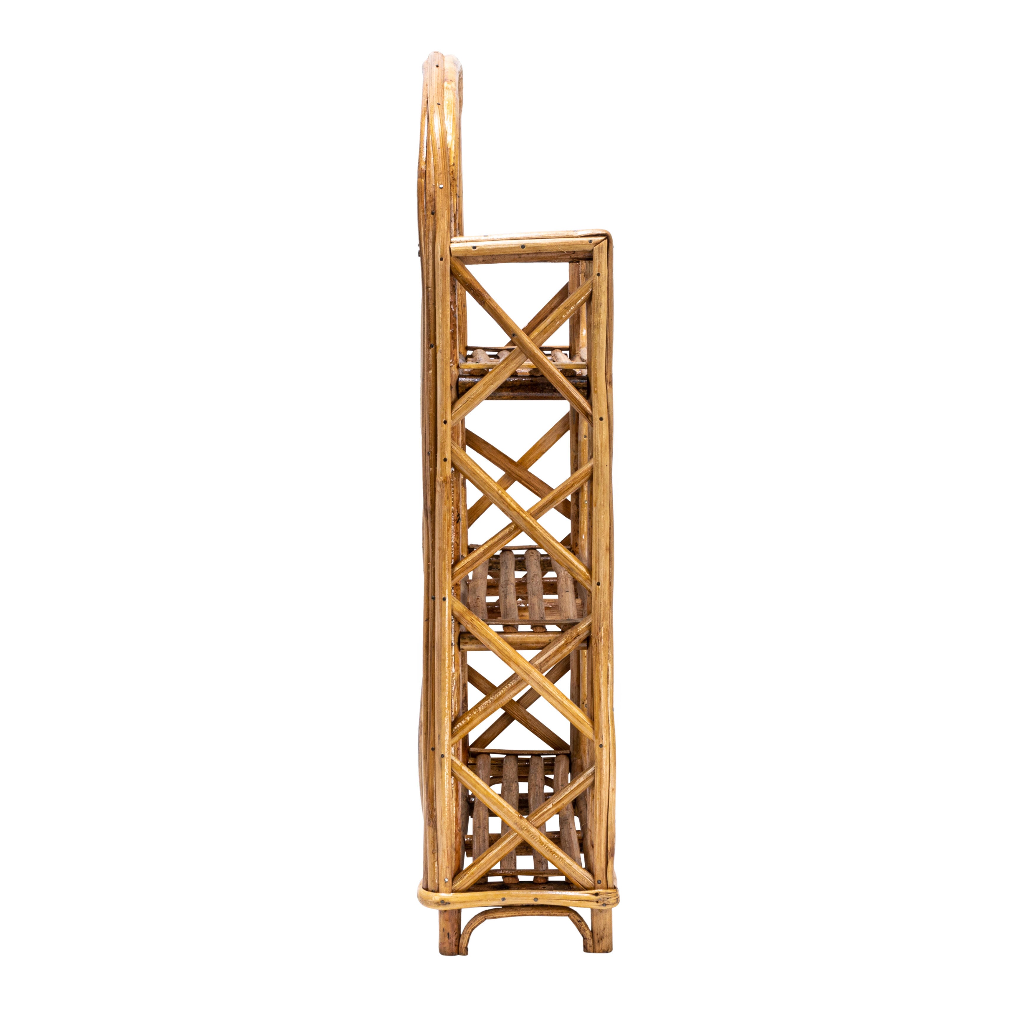 Storied Home Rattan Wall Shelf, , large